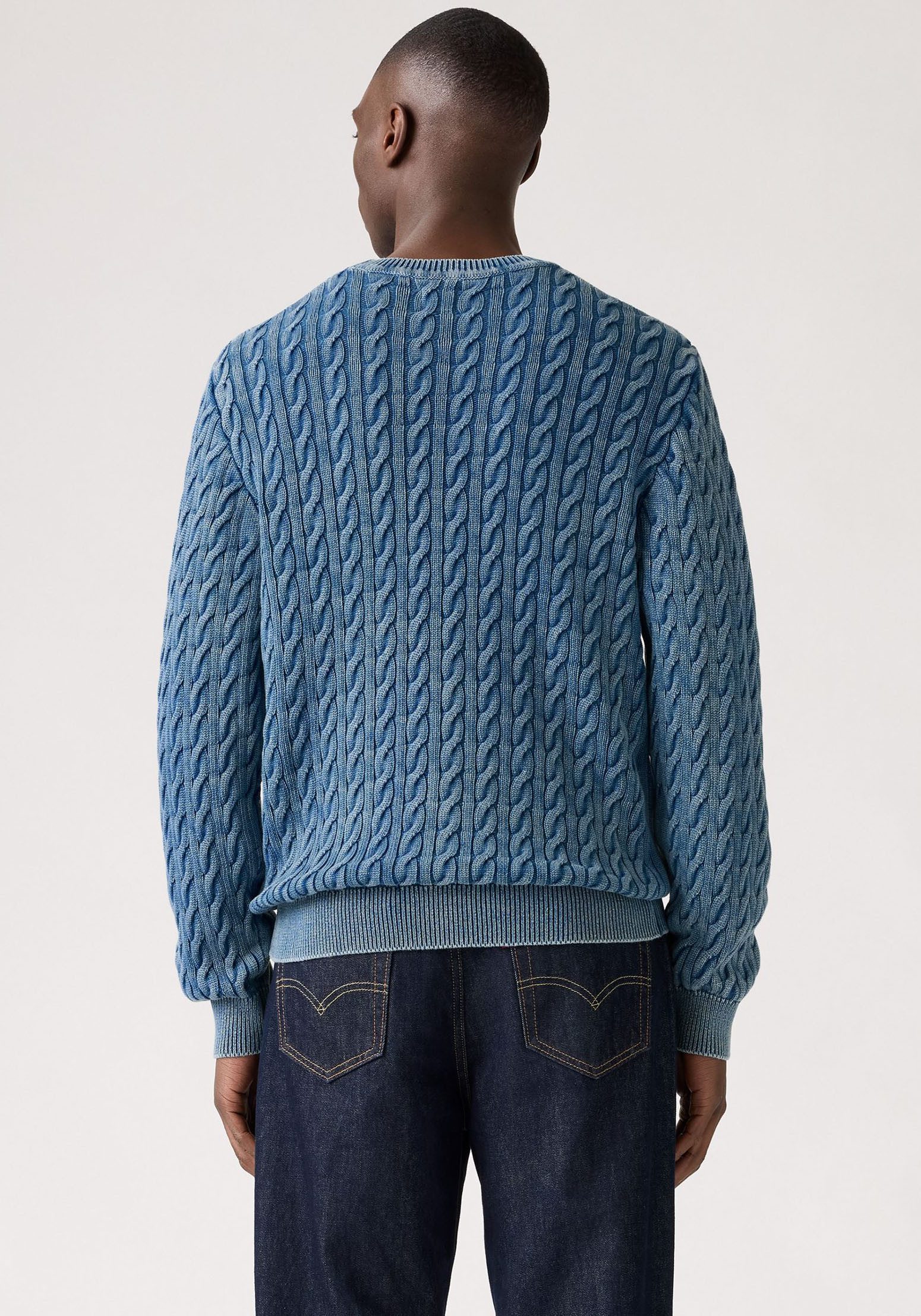 Levi's® Trui met ronde hals LV PRESIDIO met kabelpatroon