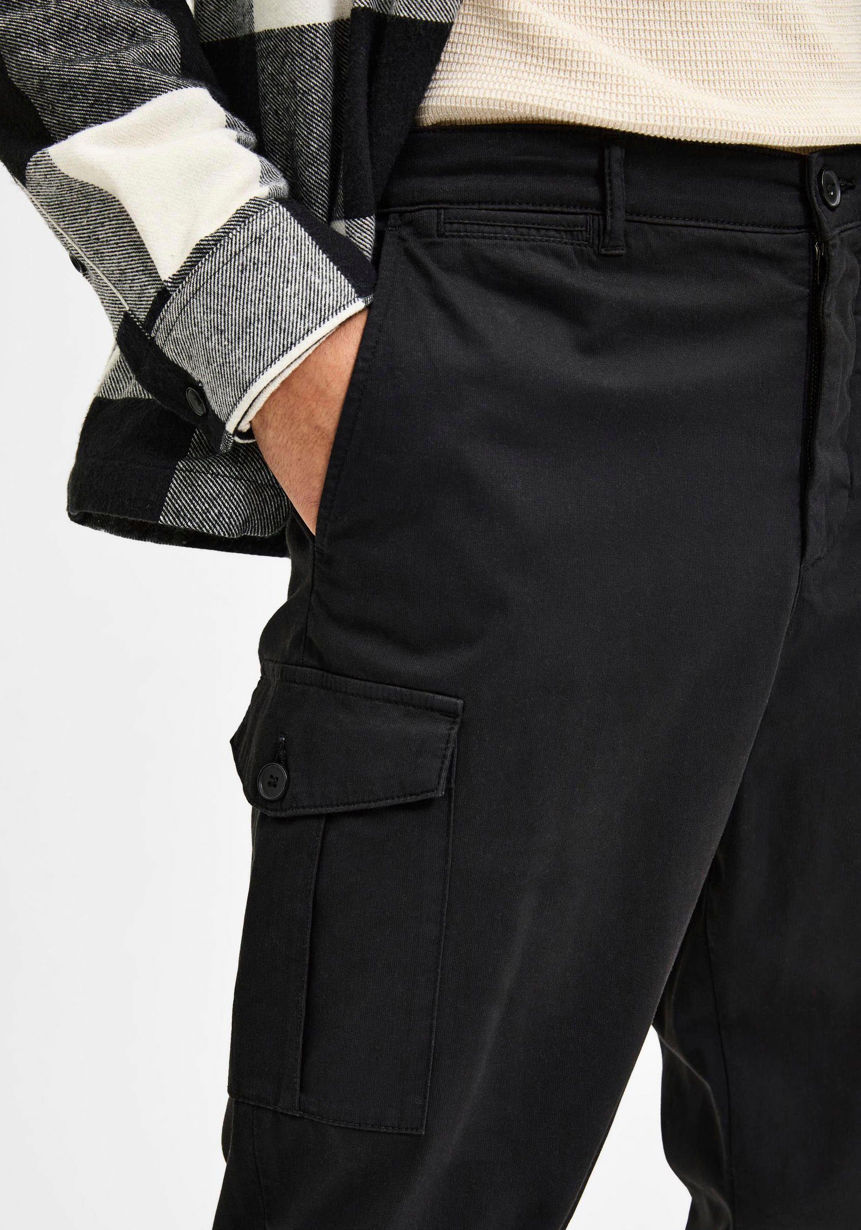 SELECTED HOMME Cargobroek SLHSLIMTAPERED-WICK 172 CARGO W NOOS
