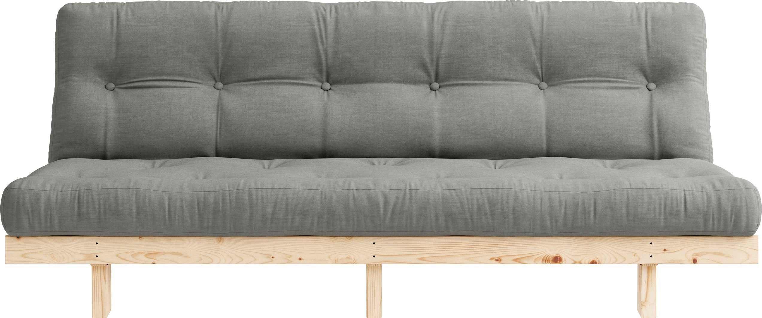 Karup Slaapbank Lean met slaapfunctie en futonmatras (2 stuks) grijs, slaapbanken, Breedte ligoppervlak: 130 cm