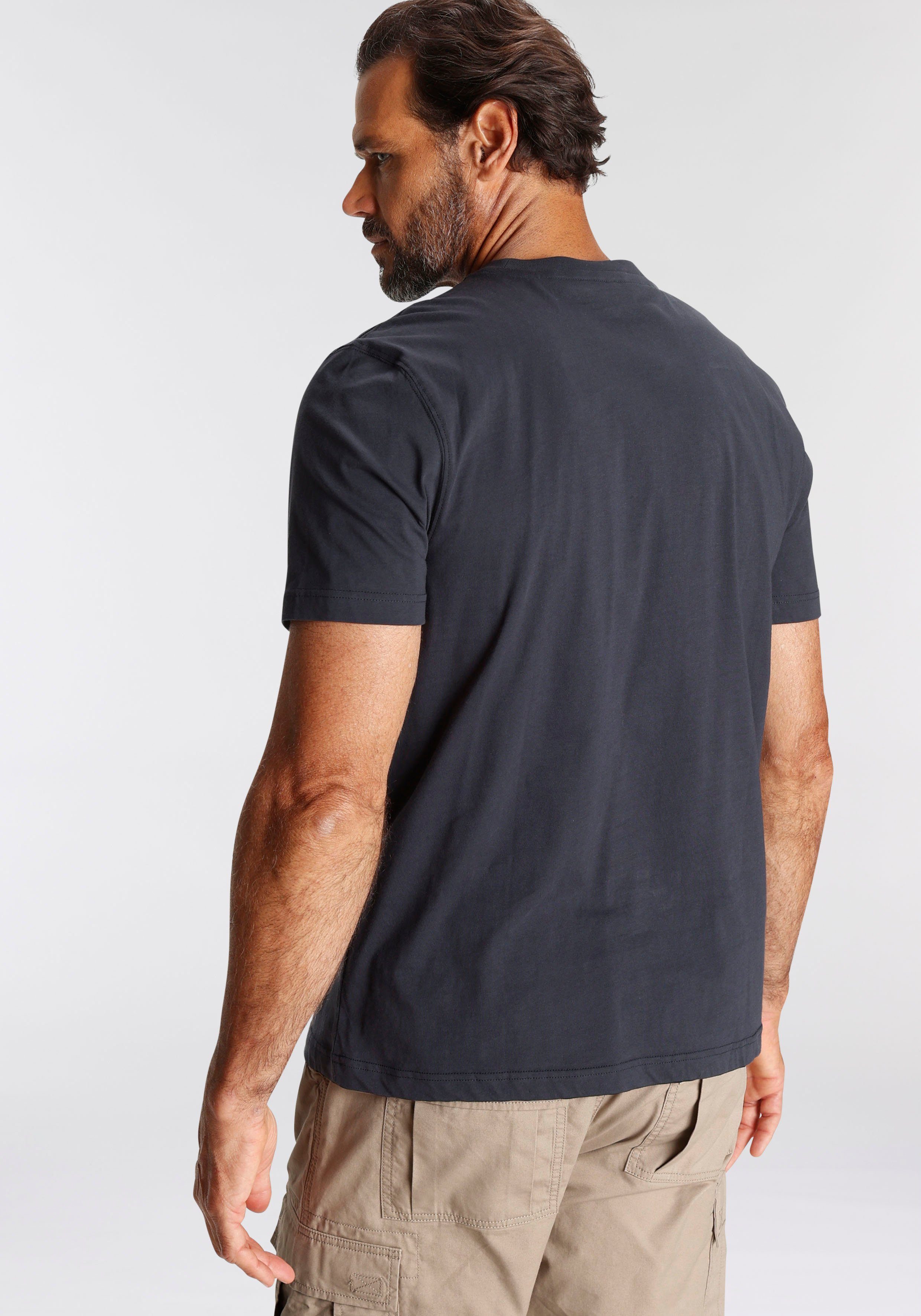 Man's World T-shirt Korte mouwen regular fit met print ronde hals