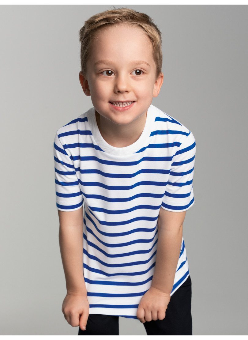 Trigema T-shirt TRIGEMA T-shirt met allover streepjespatroon (1-delig)