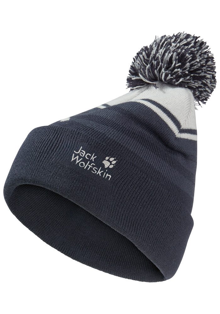 Jack Wolfskin Pomponmuts STRIPY POMPOM BEANIE K