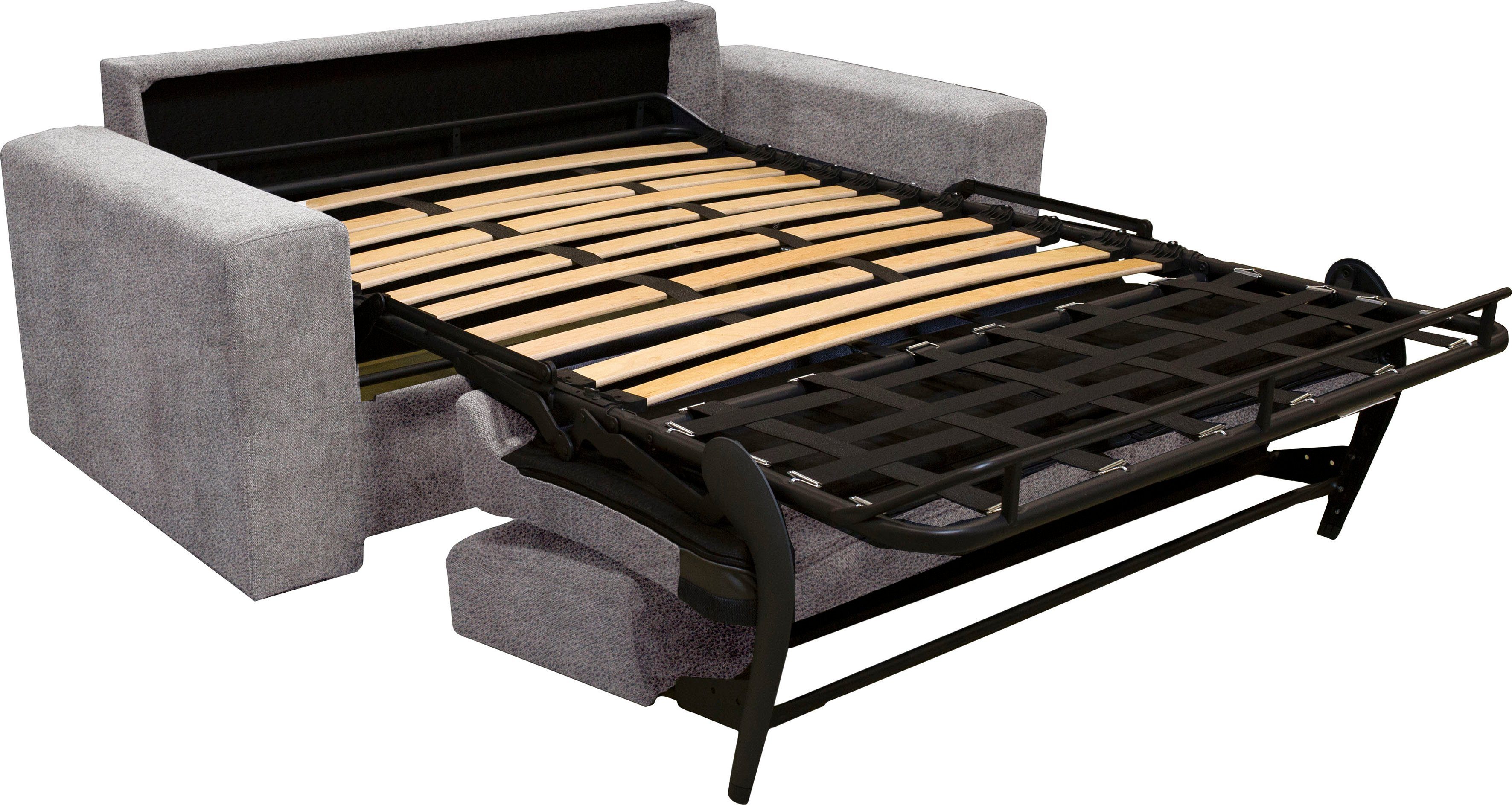 Home affaire 2-zitsbank Roma matras hoogte 14 cm Bedfunctie, met vering, Afmeting liggend ca. 123x198 cm
