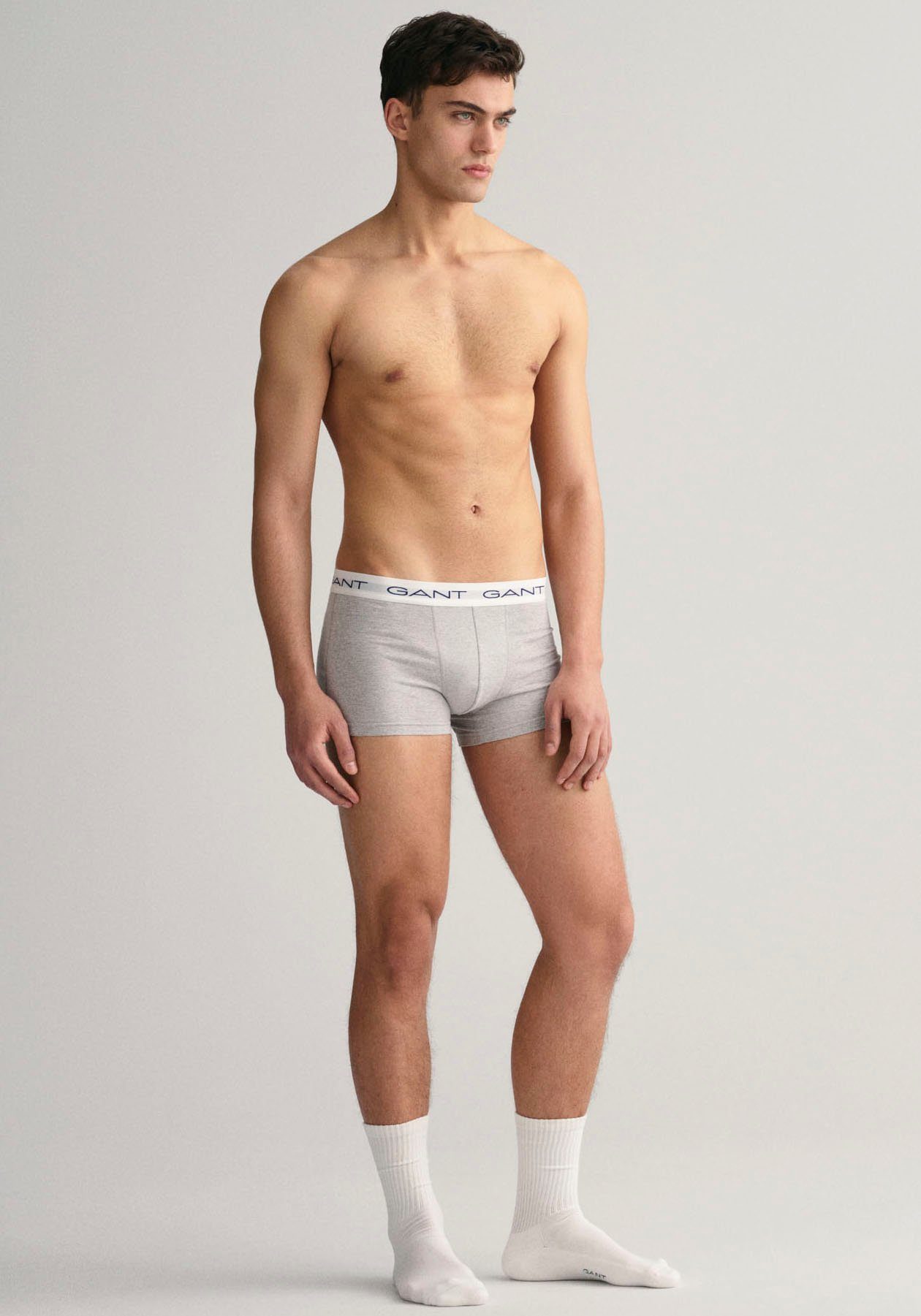 Gant Boxershort met elastische logoband (set, 3 stuks, 3)