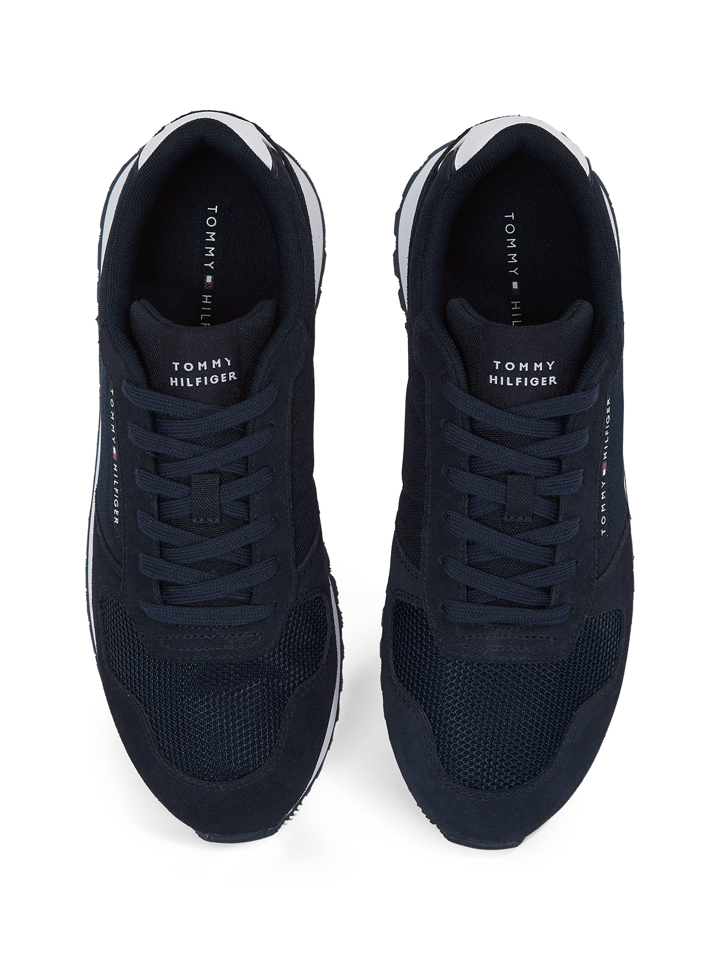 Tommy Hilfiger Sneakers NEW RUNNER EVA MIX FLAG , vrijetijdsschoen, halfschoen, veterschoen met gepolsterde schacht