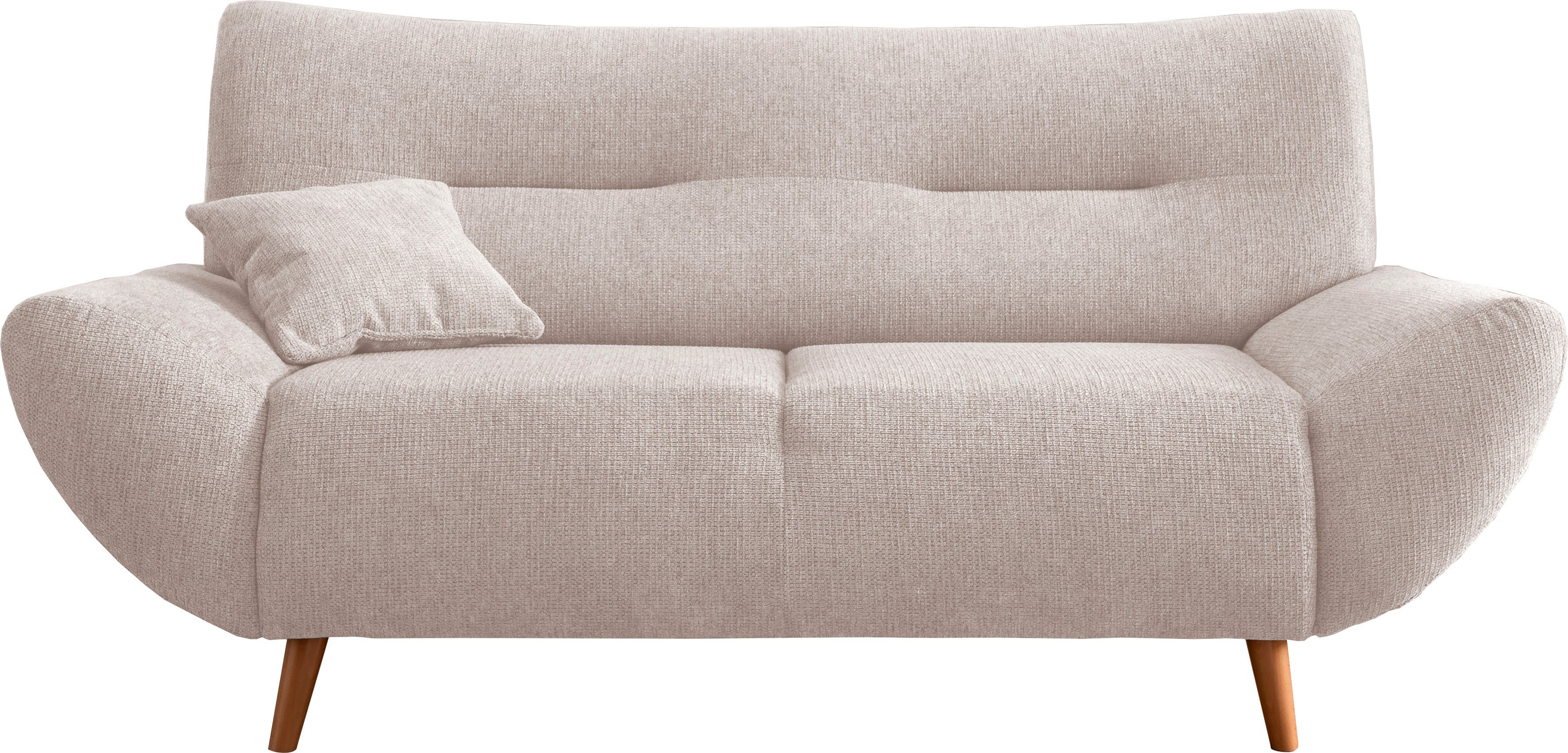 INOSIGN 2-zitsbank Drago elegant en tijdloos, comfortabel, houten voet