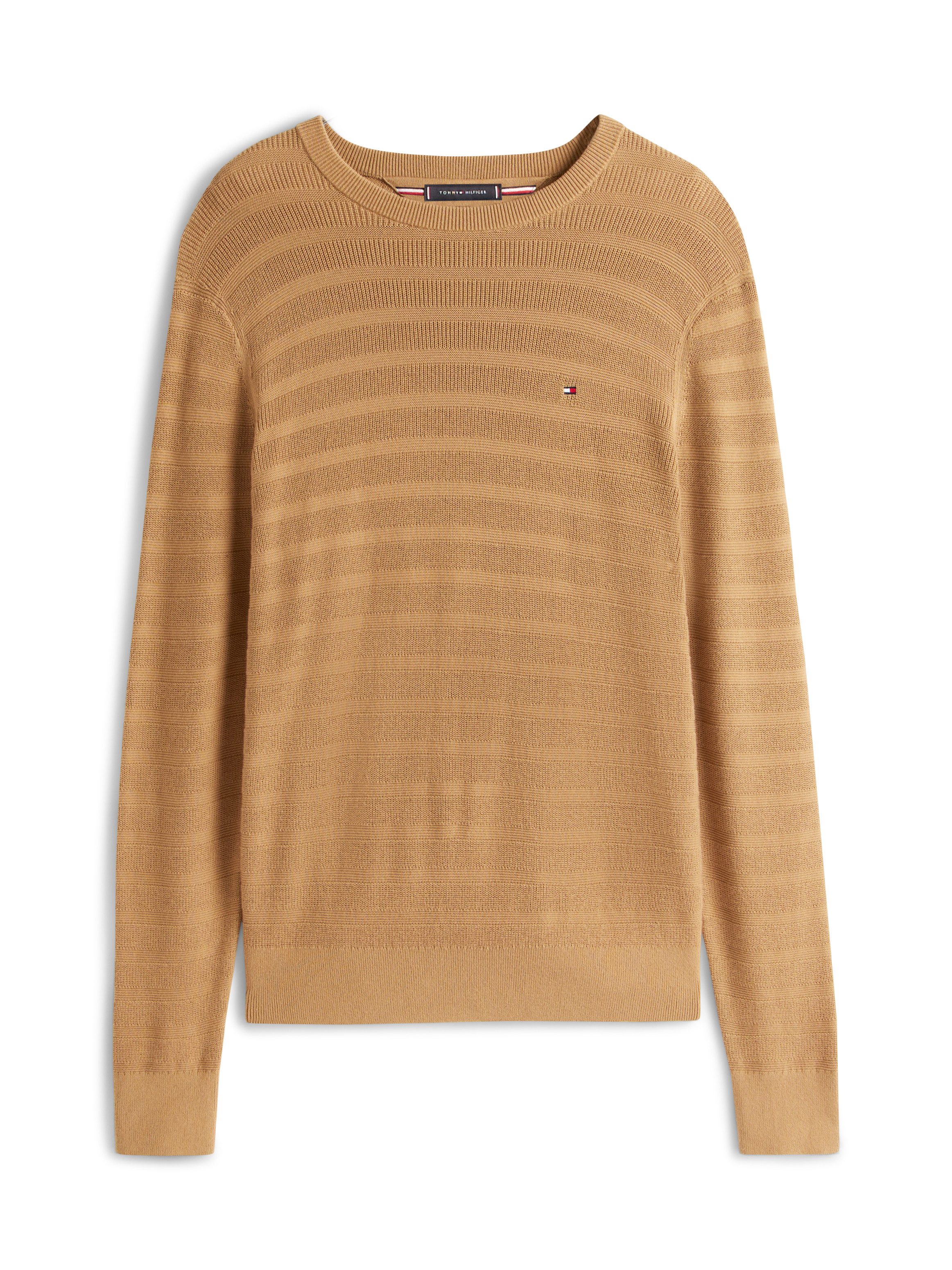 Tommy Hilfiger Trui met ronde hals STRIPE STRUCTURE