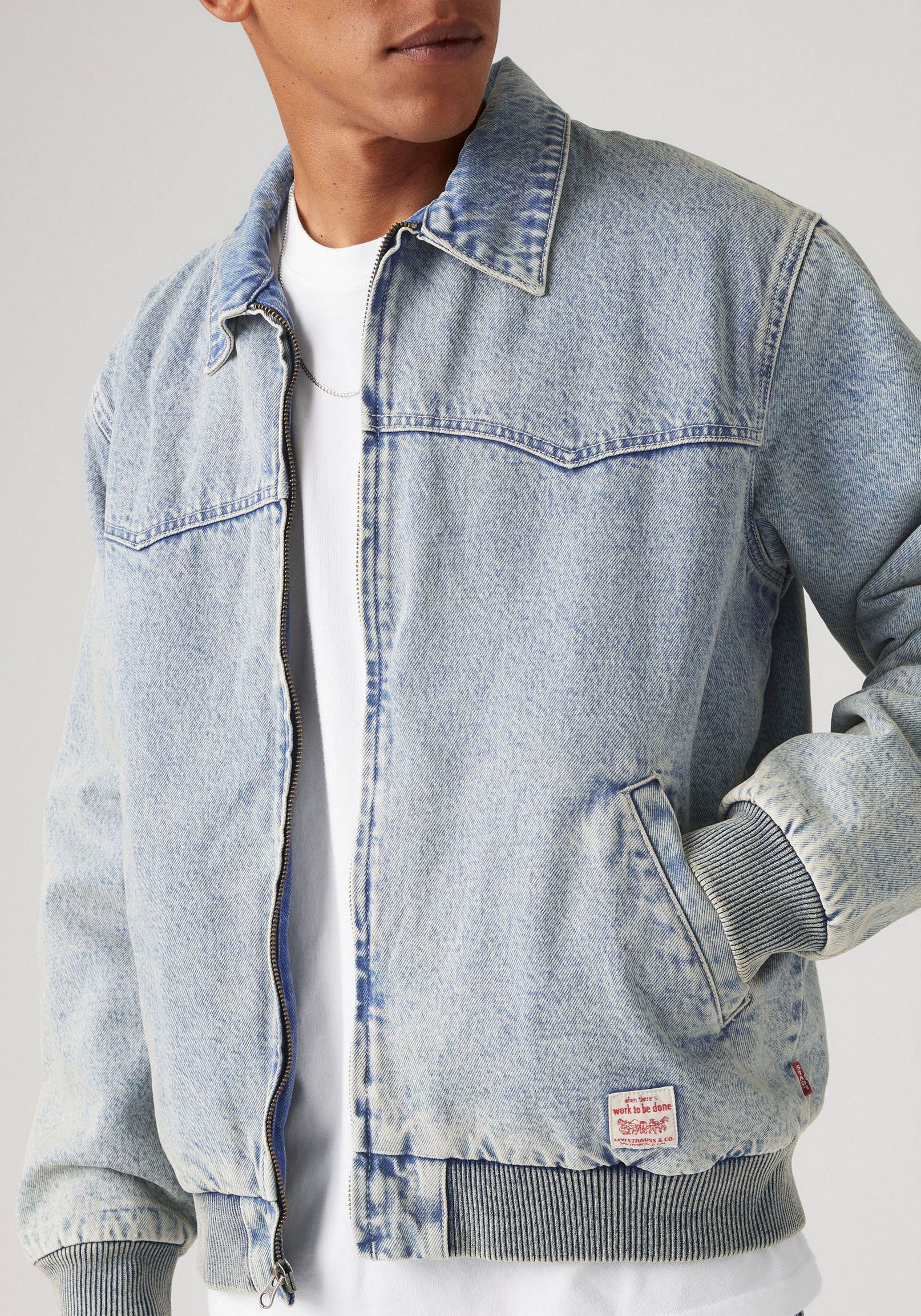 Levi's® Jeansjack met ribboorden