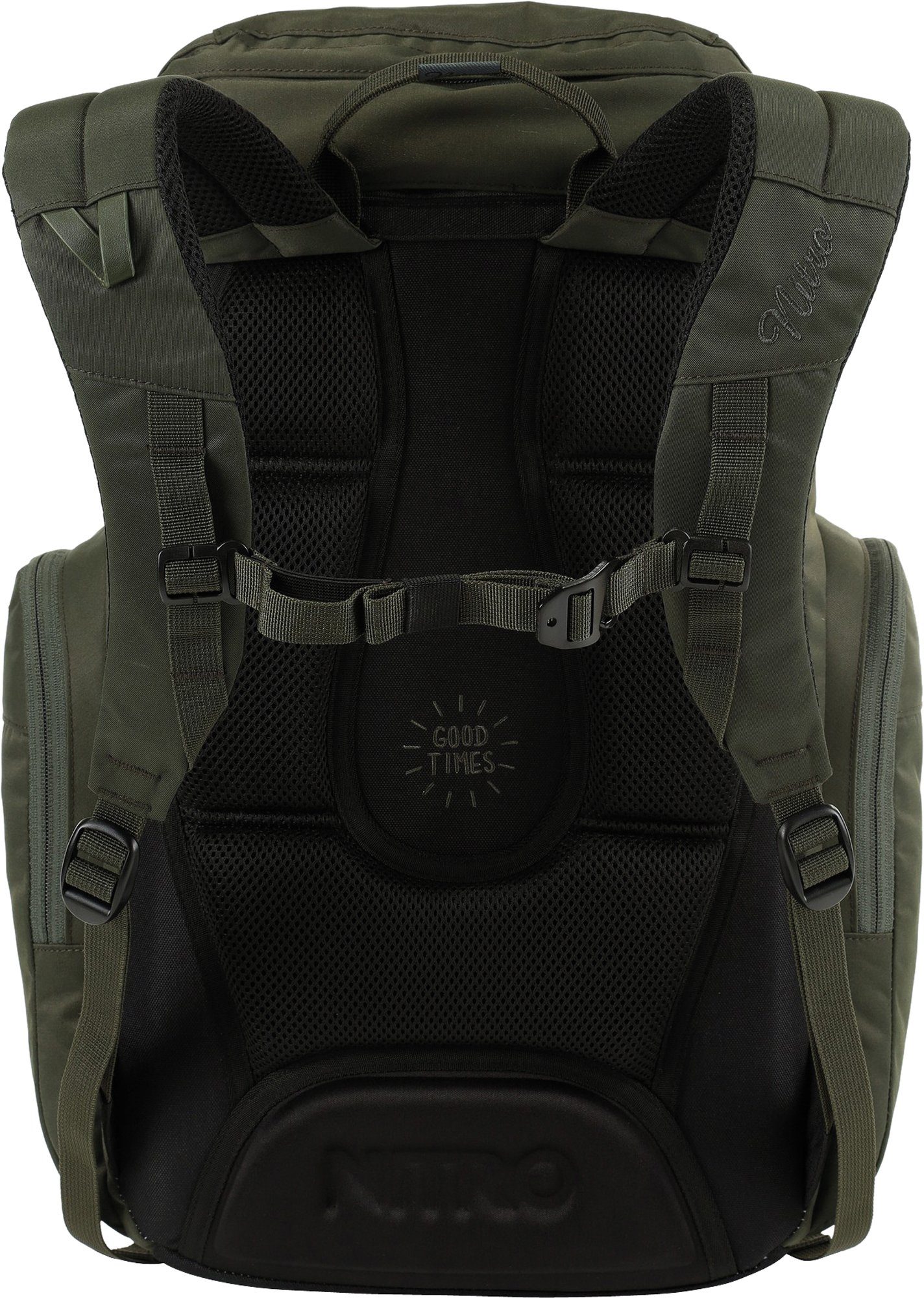 NITRO Vrijetijdsrugzak Daypacker met laptopvak, schoolrugzak, wandelaarsrugzak of streetpack