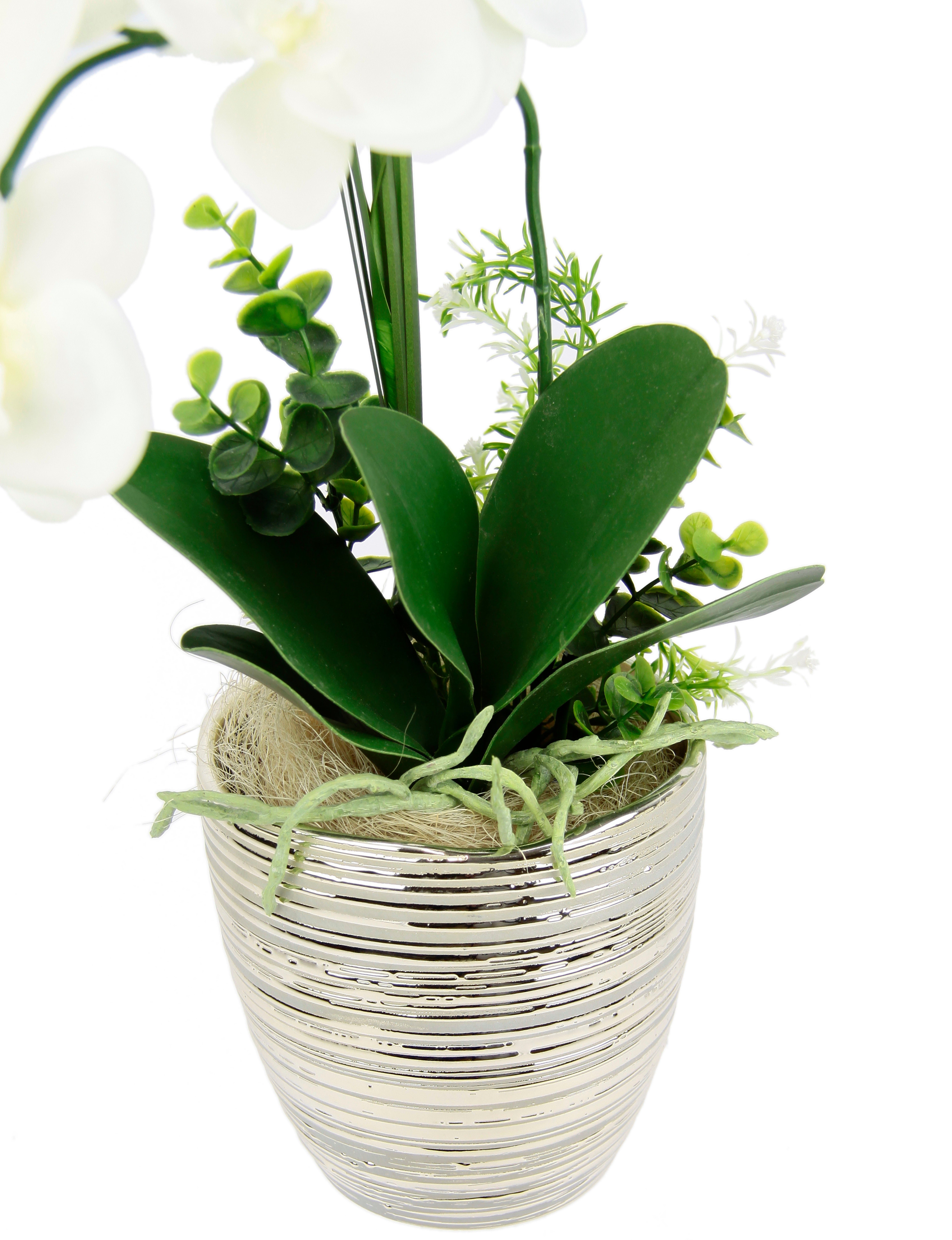 I.GE.A. Kunstbloem Arrangement orchidee/gras (1 stuk)