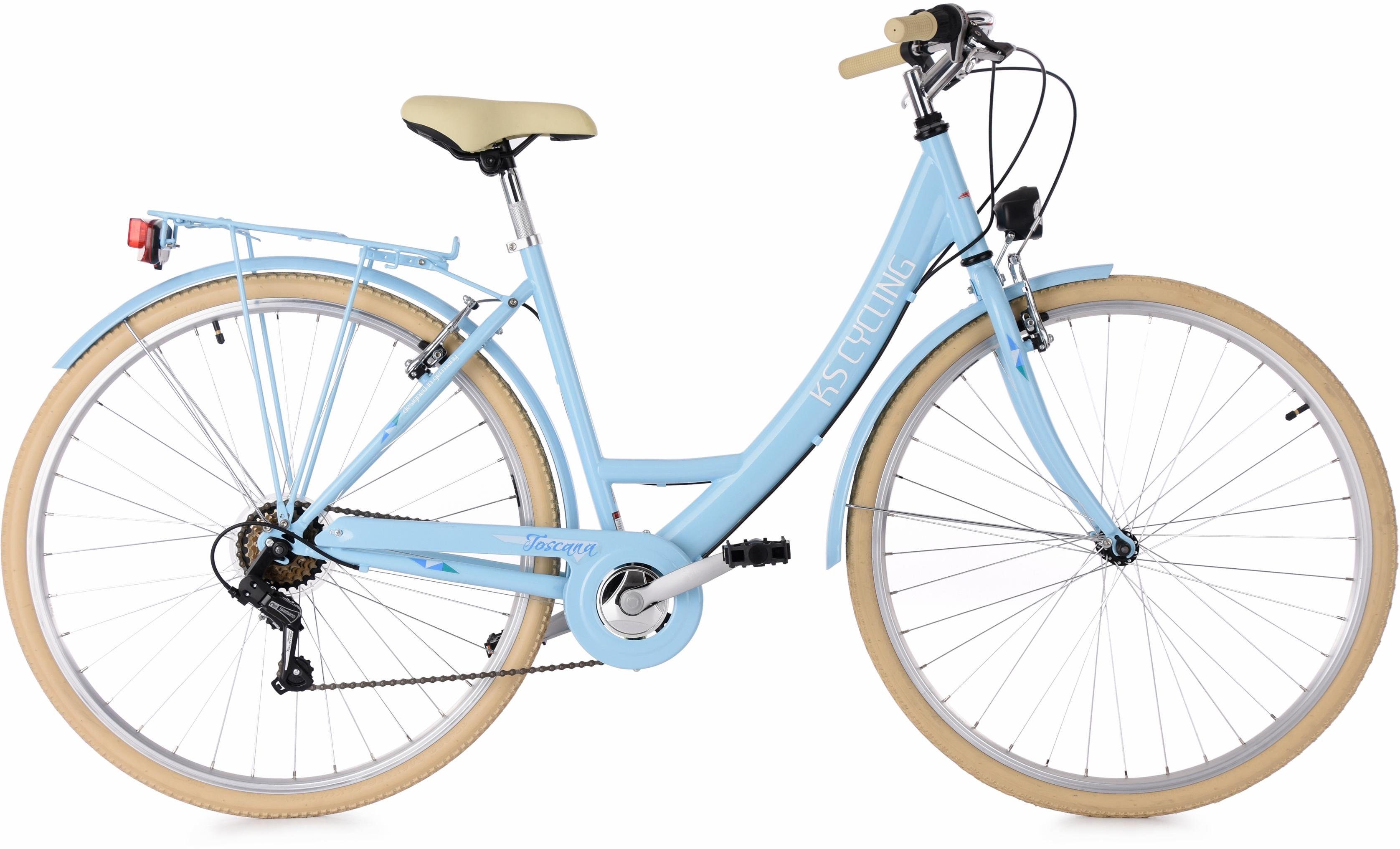 KS Cycling Citybike Toscana voor dames, kettingversnelling