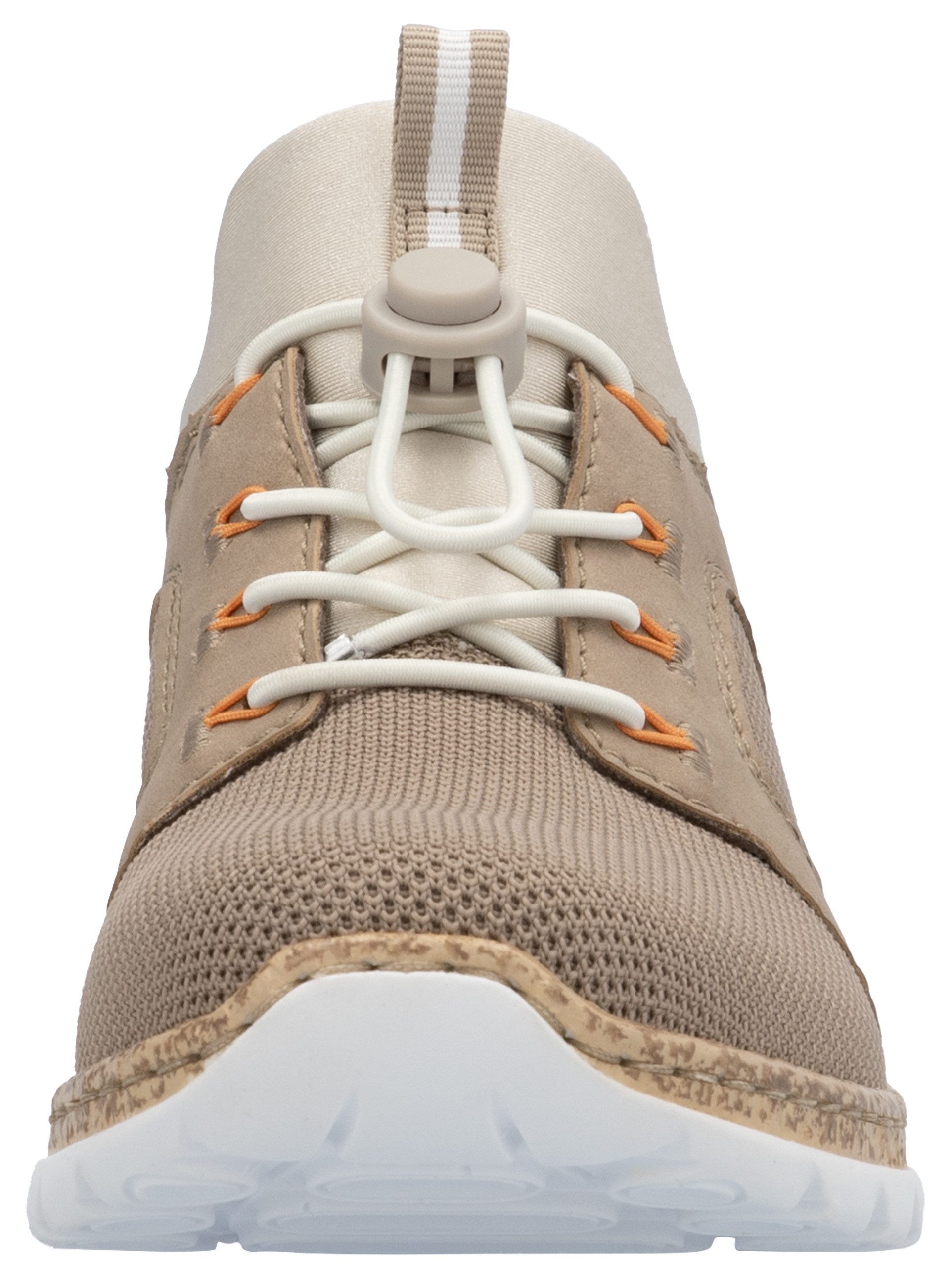 Rieker Slip-on sneakers , instapschoen, lage schoen, slipper, vrijetijdsschoen met elastische instap