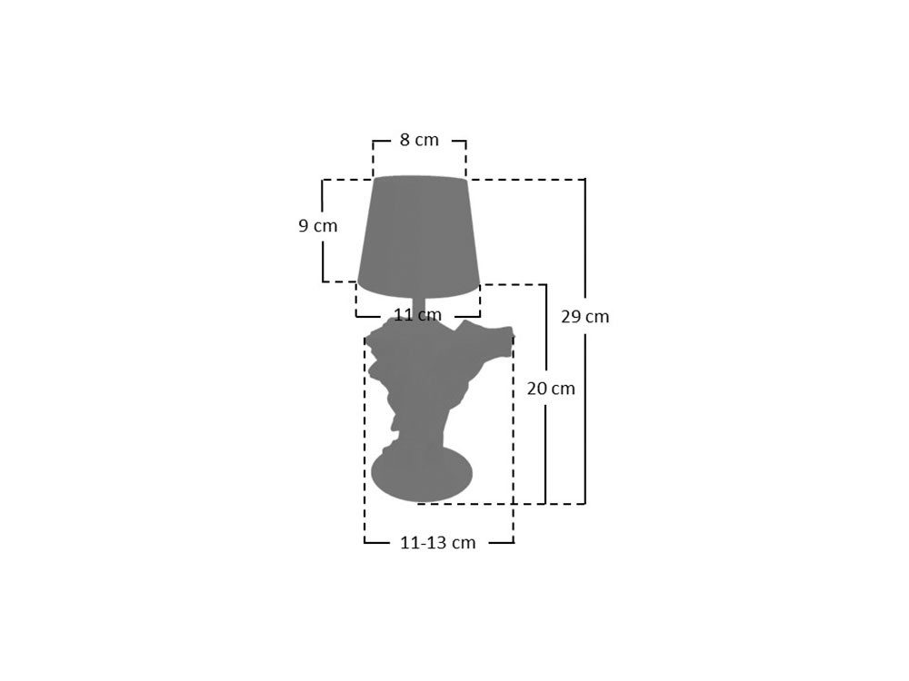 SalesFever Led-tafellamp Accu draagbaar en oplaadbaar, traploos dimmen (1 stuk)