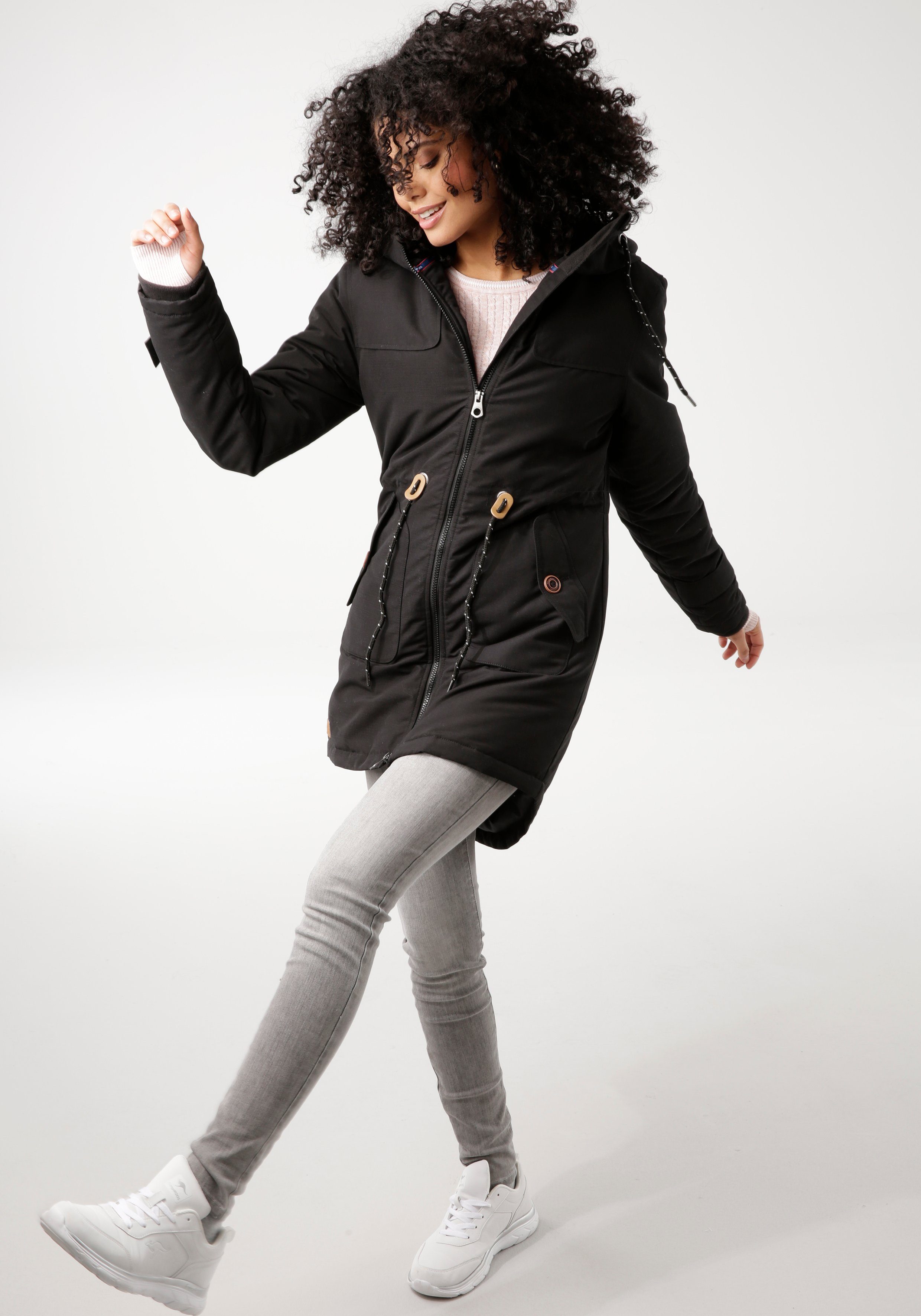 KangaROOS Winterjack met fleece voering