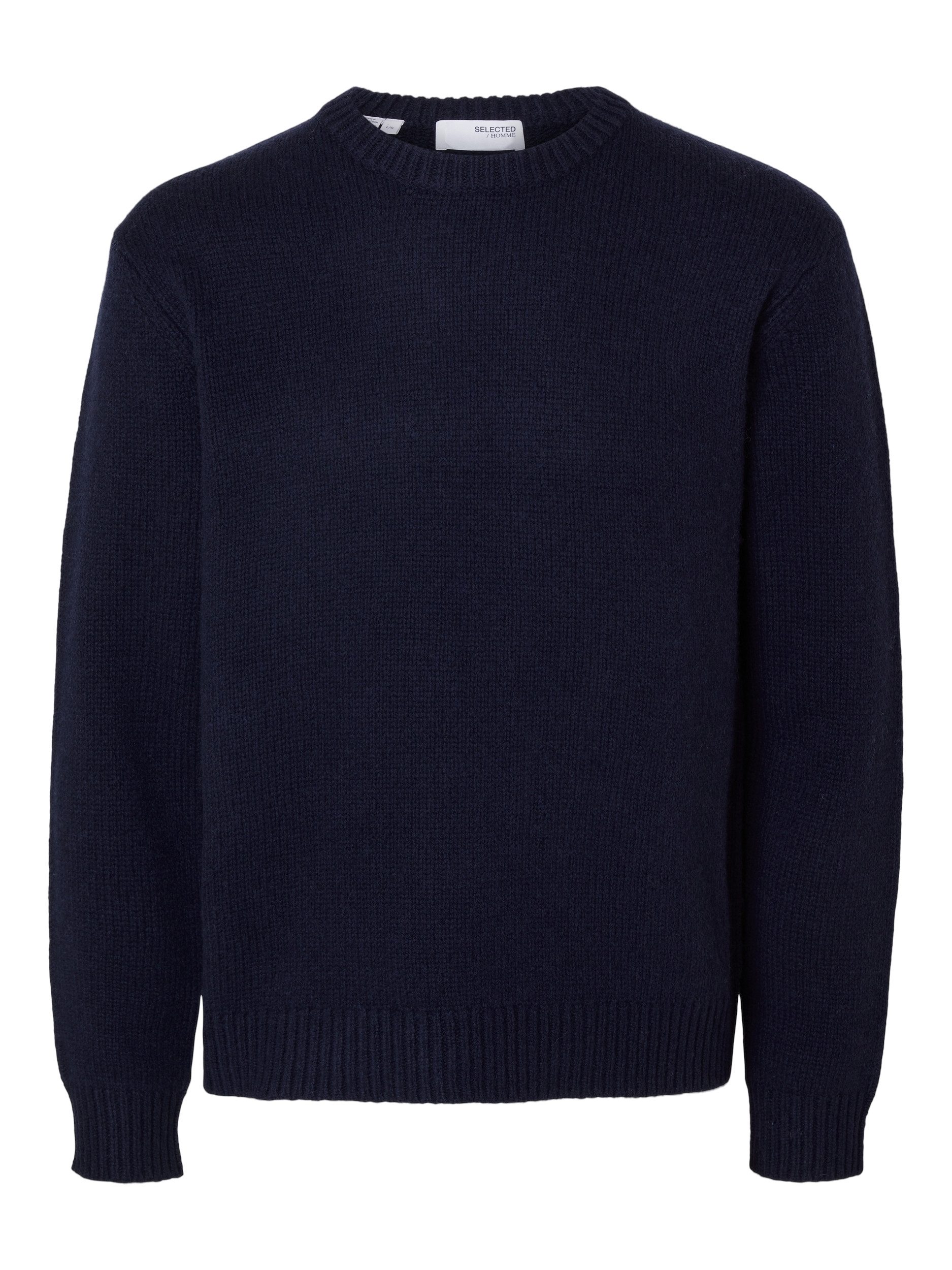 SELECTED HOMME Gebreide trui SLHCODY LS KNIT RELAXED CREW NECK NOOS