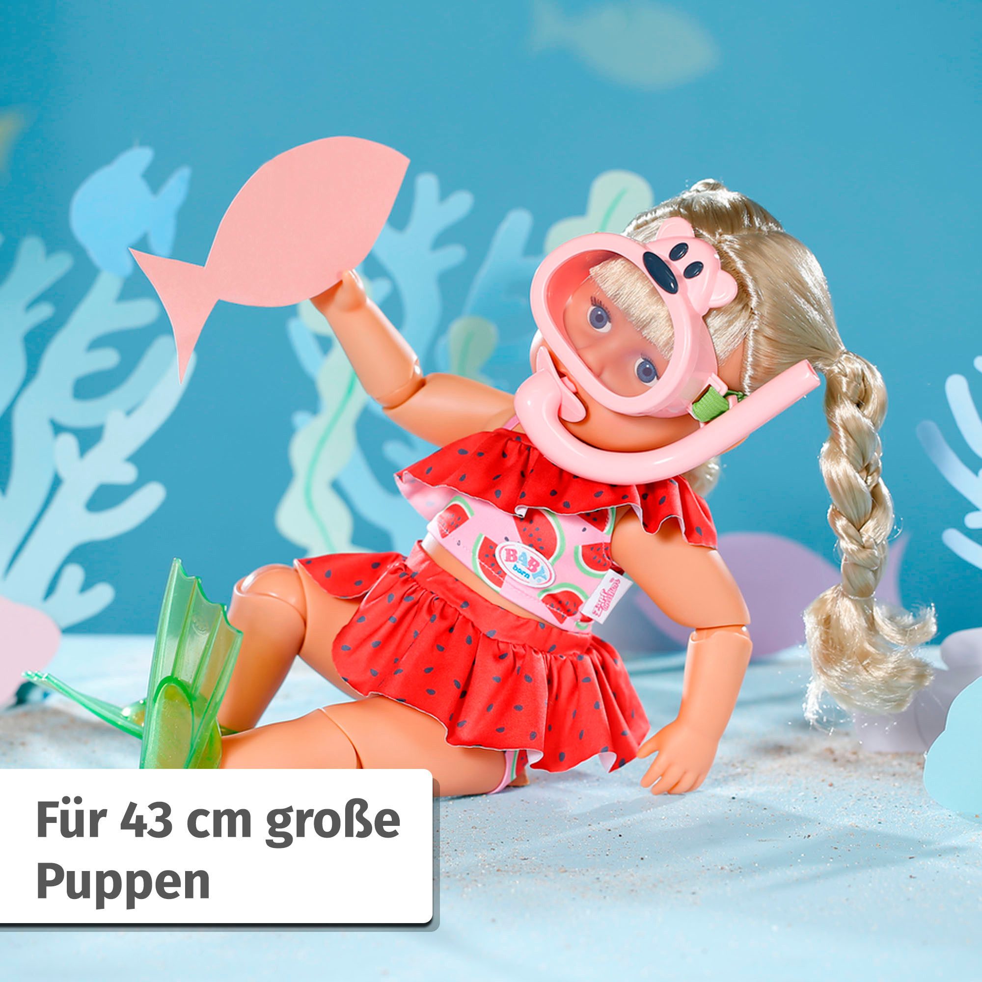 Baby Born Poppenkleding Duikplezier, 43 cm
