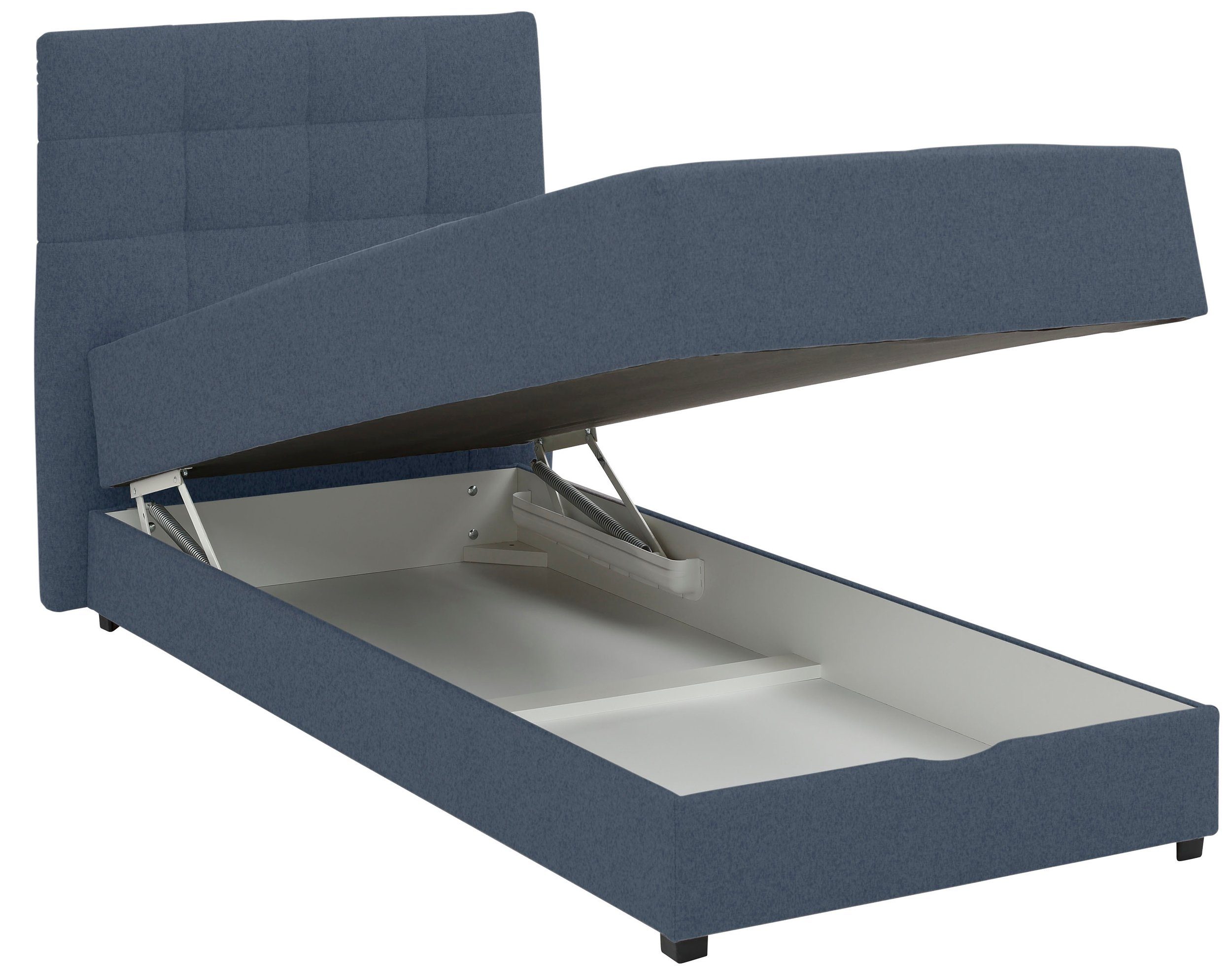 Lüttenhütt Boxspring Mieke incl. bedkist en topmatras, bekleding geïmpregneerd, 2 breedtes
