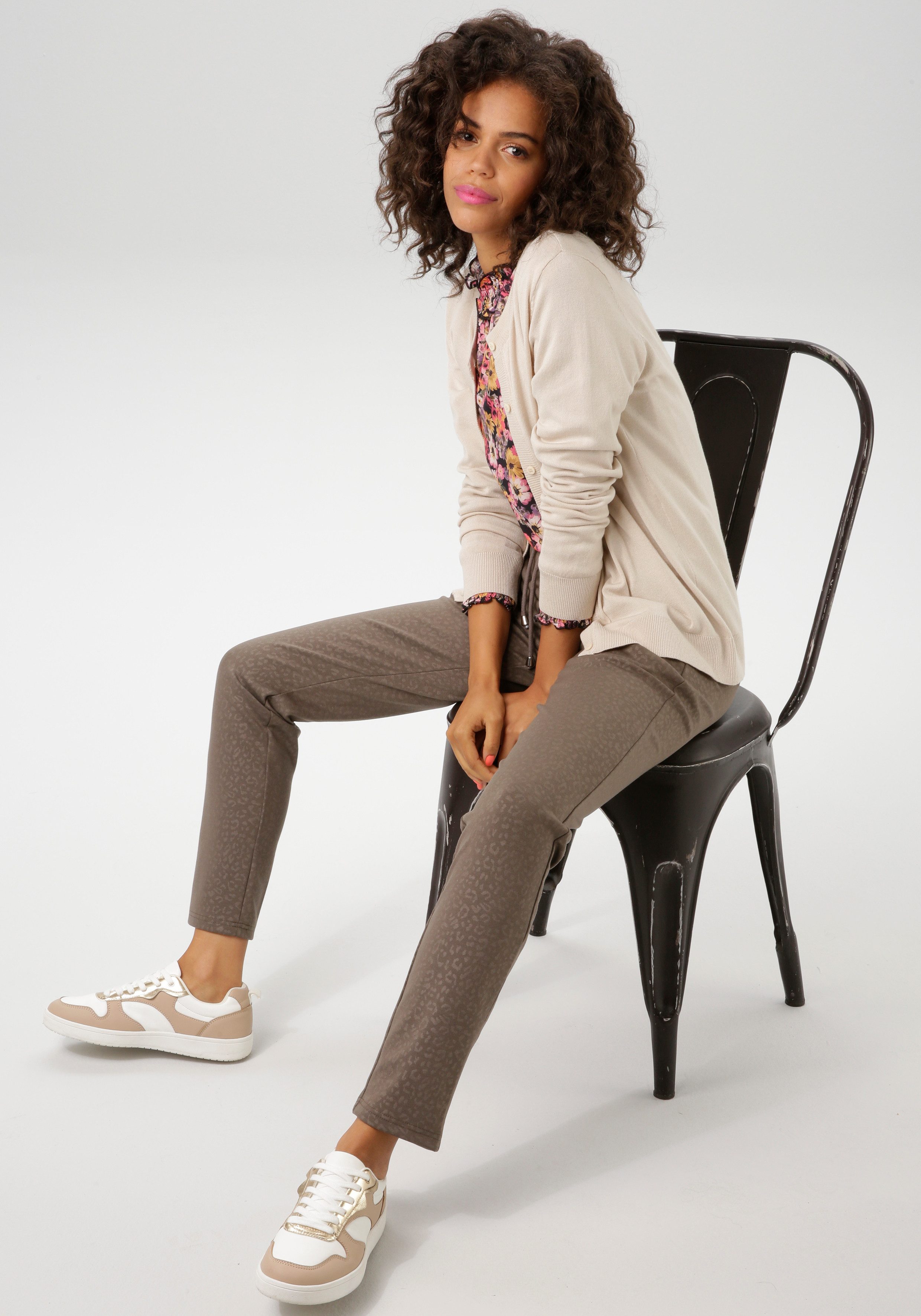 Aniston CASUAL Vest met ronde hals - nieuwe collectie