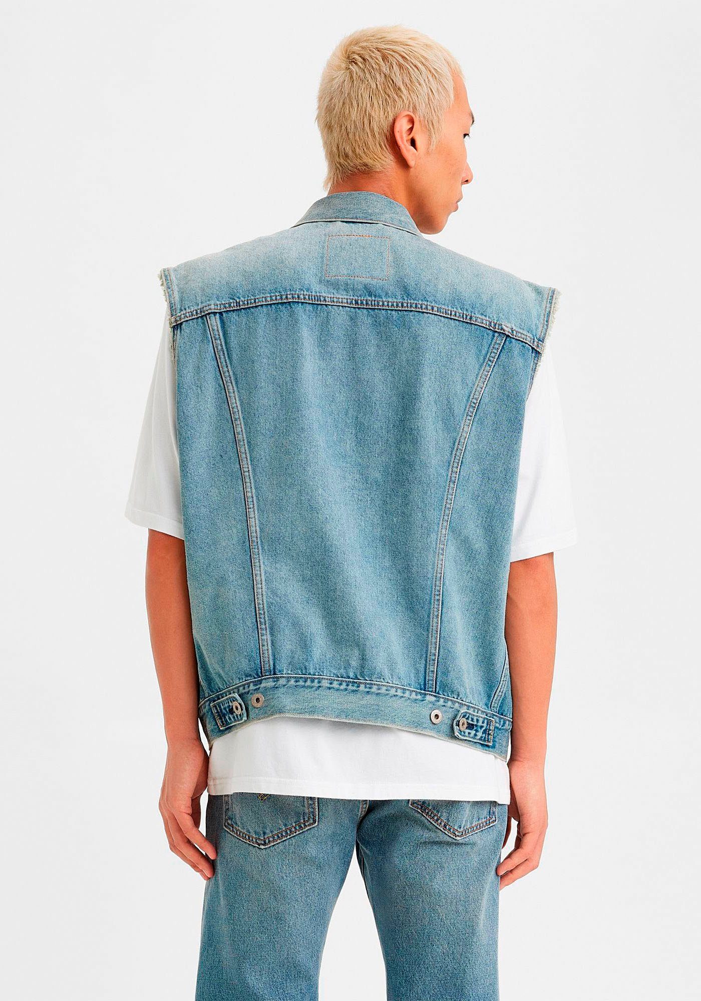 Levi's® Jeansgilet RELAXED TRUCKER VEST MED INDIGO - WORN IN