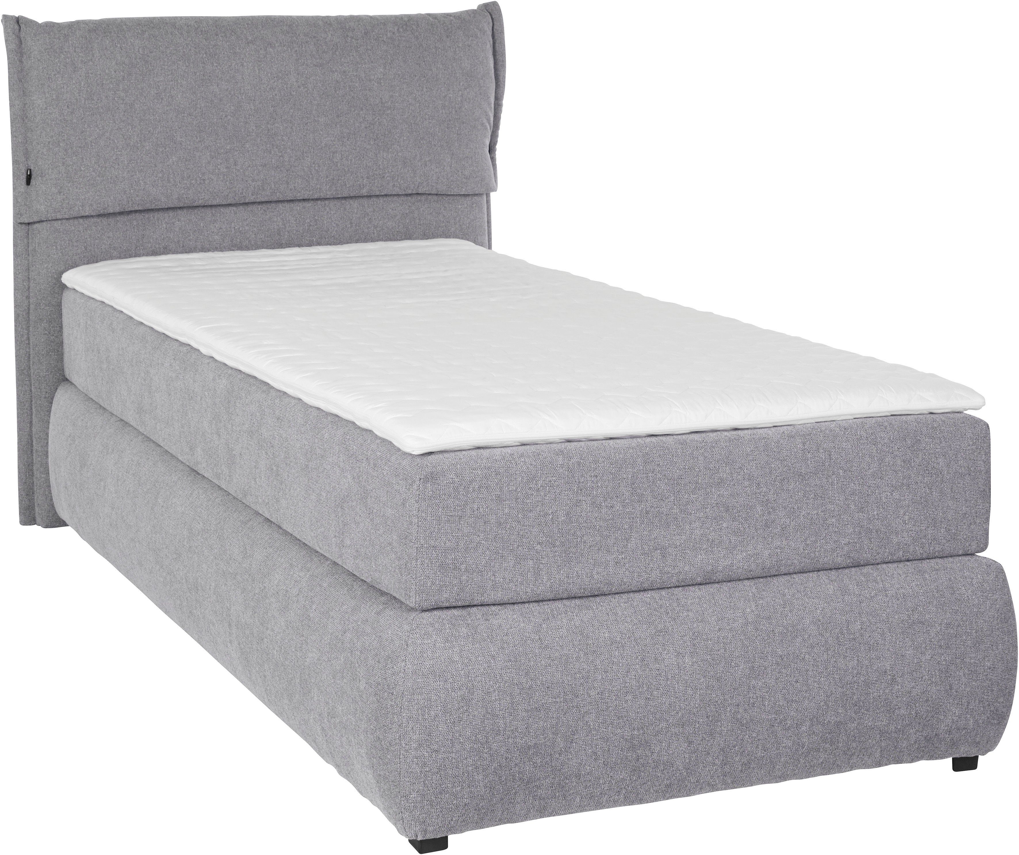 andas Boxspring Jenson in 4 kleuren, 4 breedten, 3 matrassoorten in 2 hardheden, topmatras