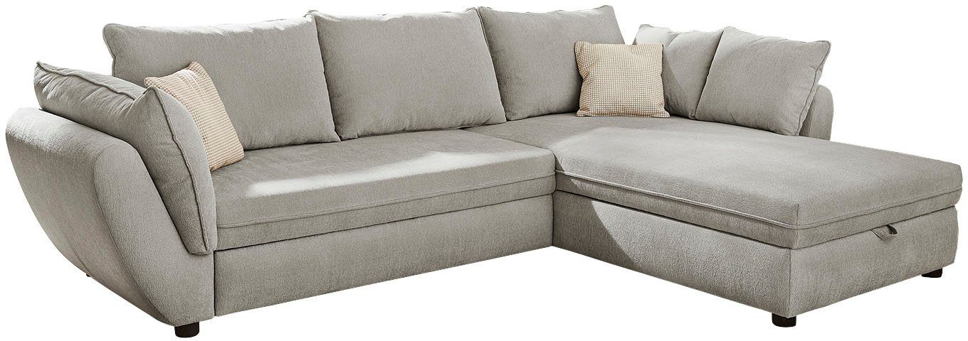 Jockenhöfer Gruppe Hoekbank Jerez L-vorm met bed- en relaxfunctie, opbergvak/bedlade, golfvering, ottomane