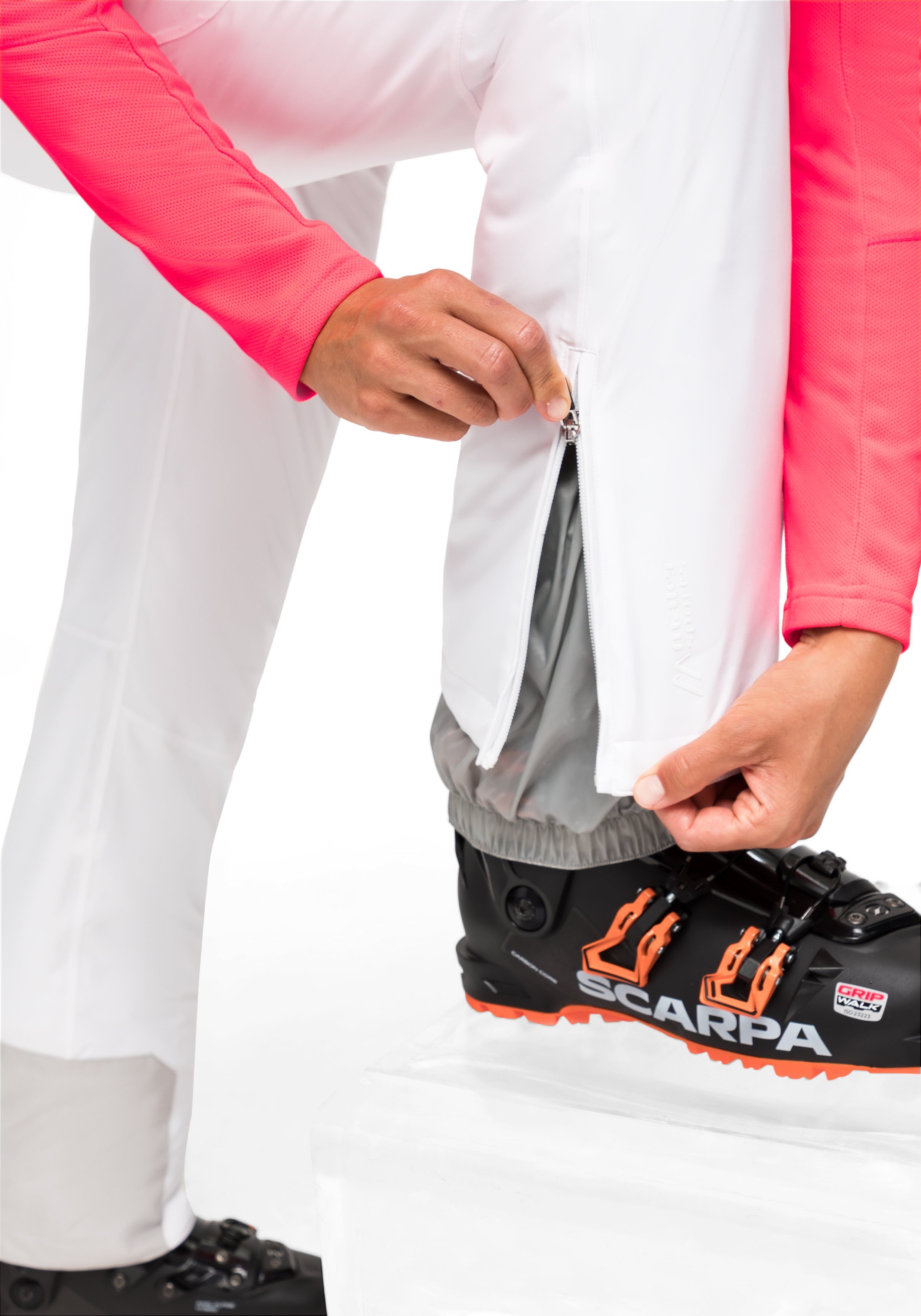 Maier Sports Skibroek Steffi Slim Dames sneeuwbroek, ademend, wind/waterdicht, slim fit