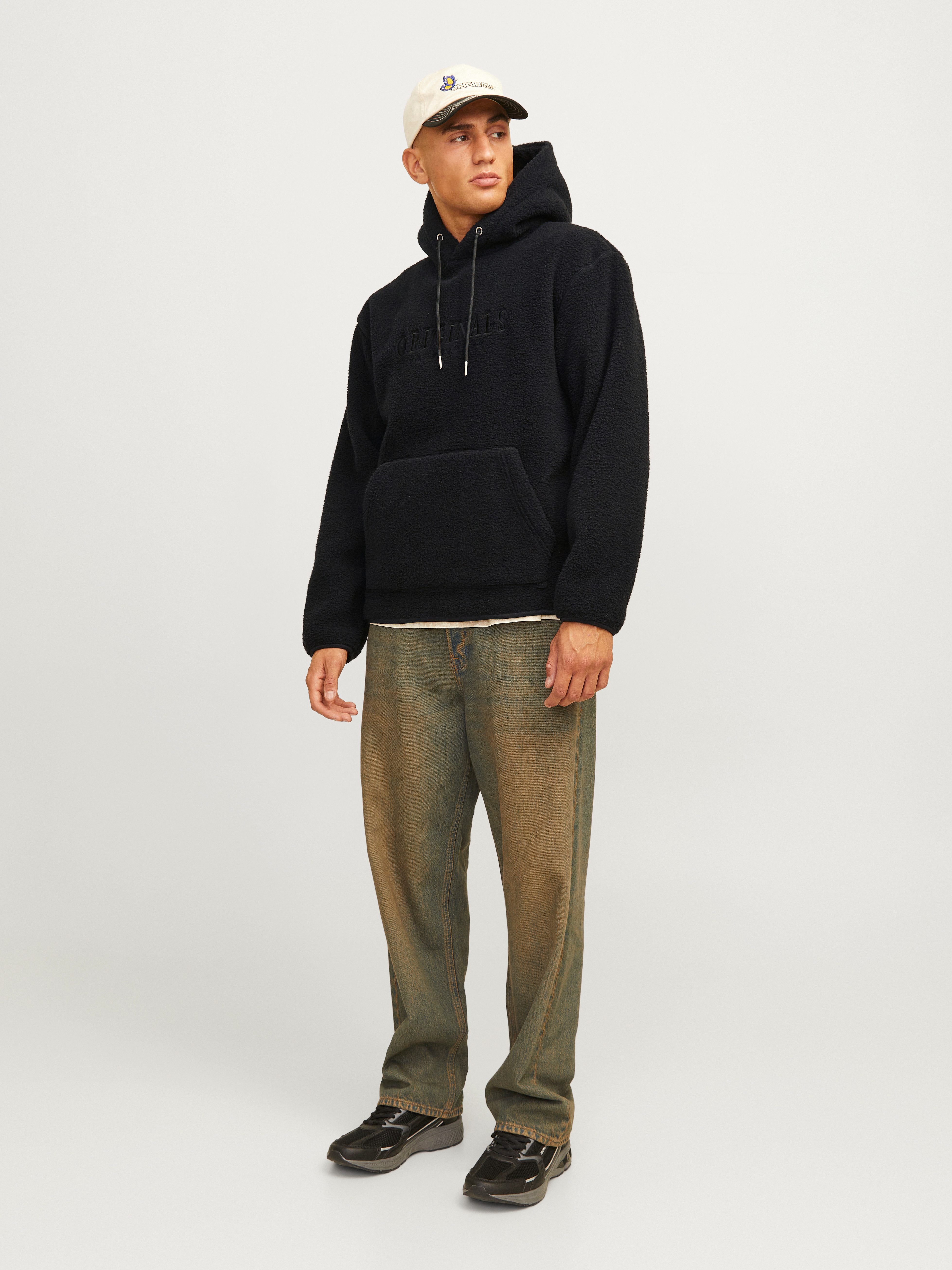 Jack & Jones Hoodie JORFREDERIKSBERG TEDDY SWEAT HOOD SN