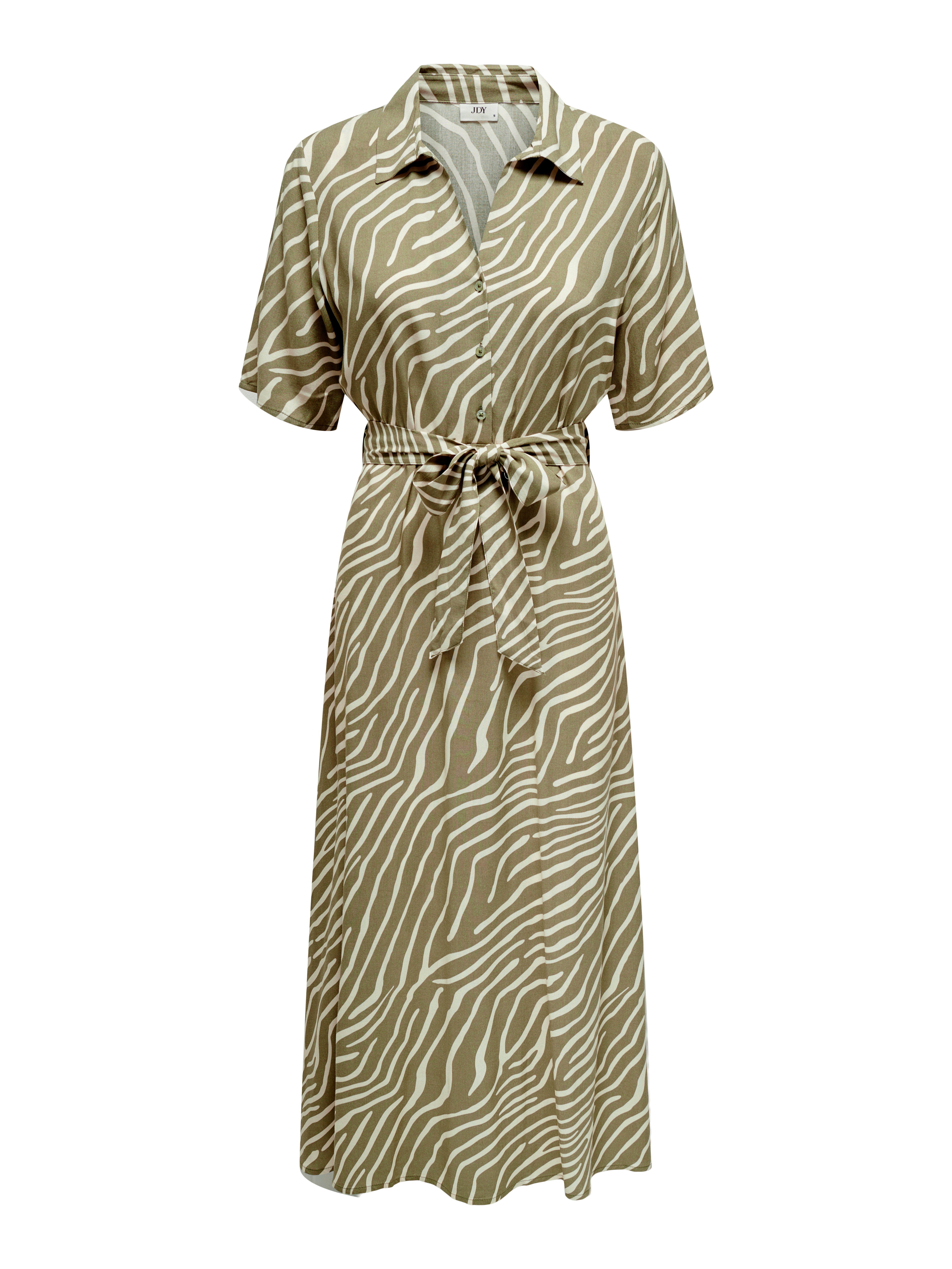 JDY Jurk met overhemdkraag JDYSTARSEZEN LIFE 2/4 MIDIDRESS WVN NOOS