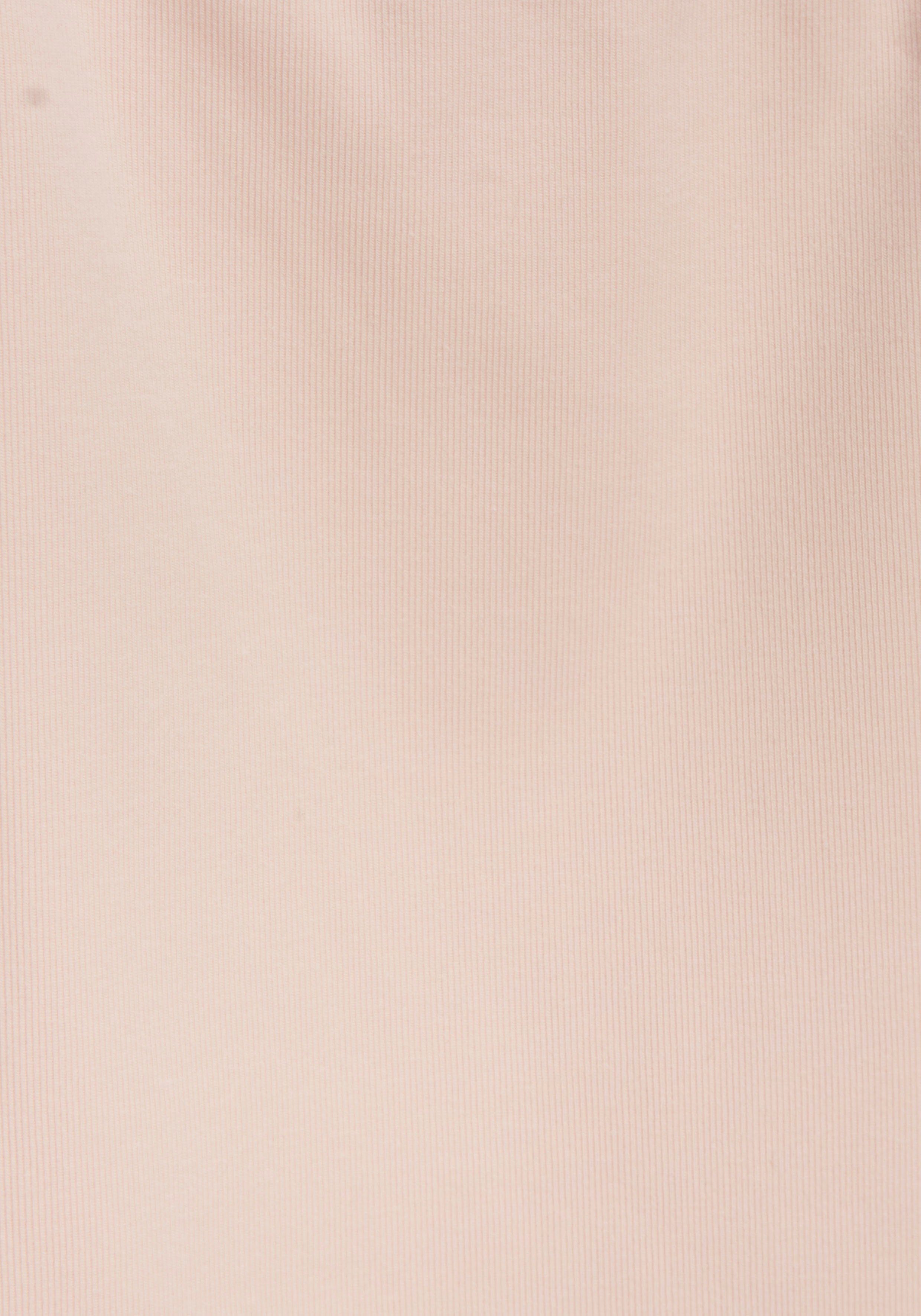 s.Oliver RED LABEL Beachwear Geribde tanktop met babylockzoom