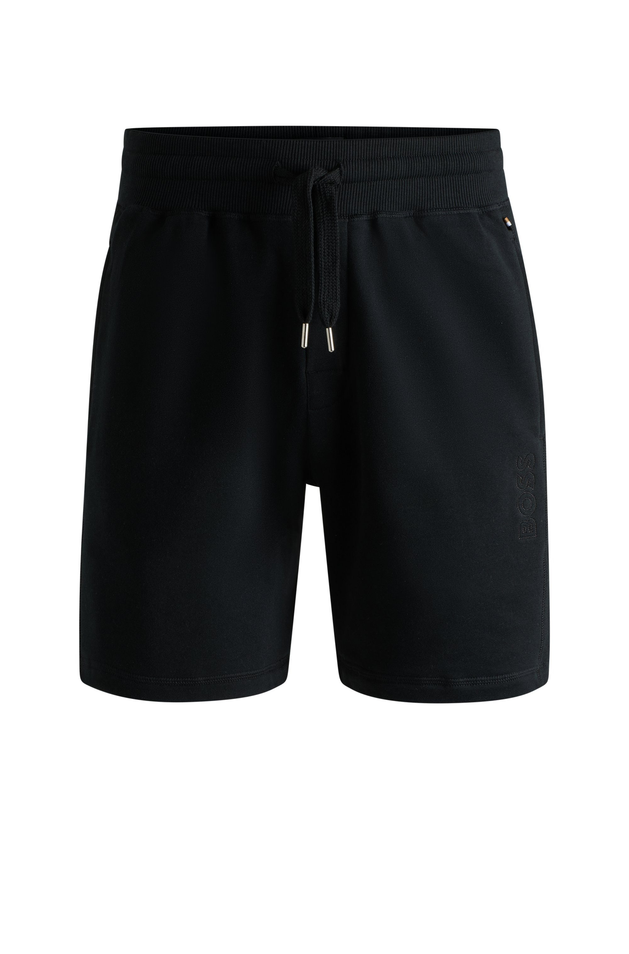 BOSS Sweatshort David met verstelbaar rijgkoord