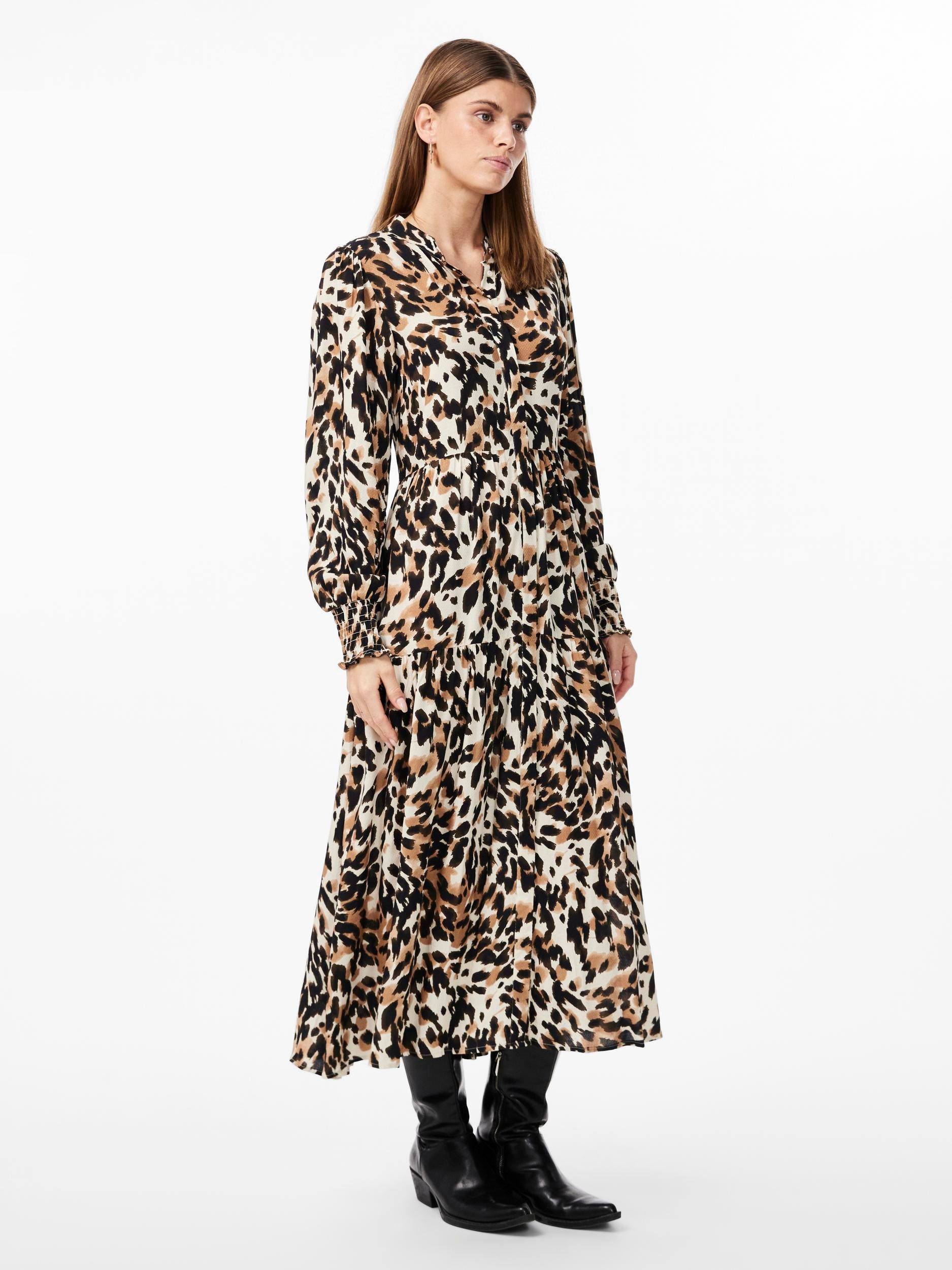 Y.A.S Maxi-jurk YASALIRA LS LONG SHIRT DRESS S. NOOS
