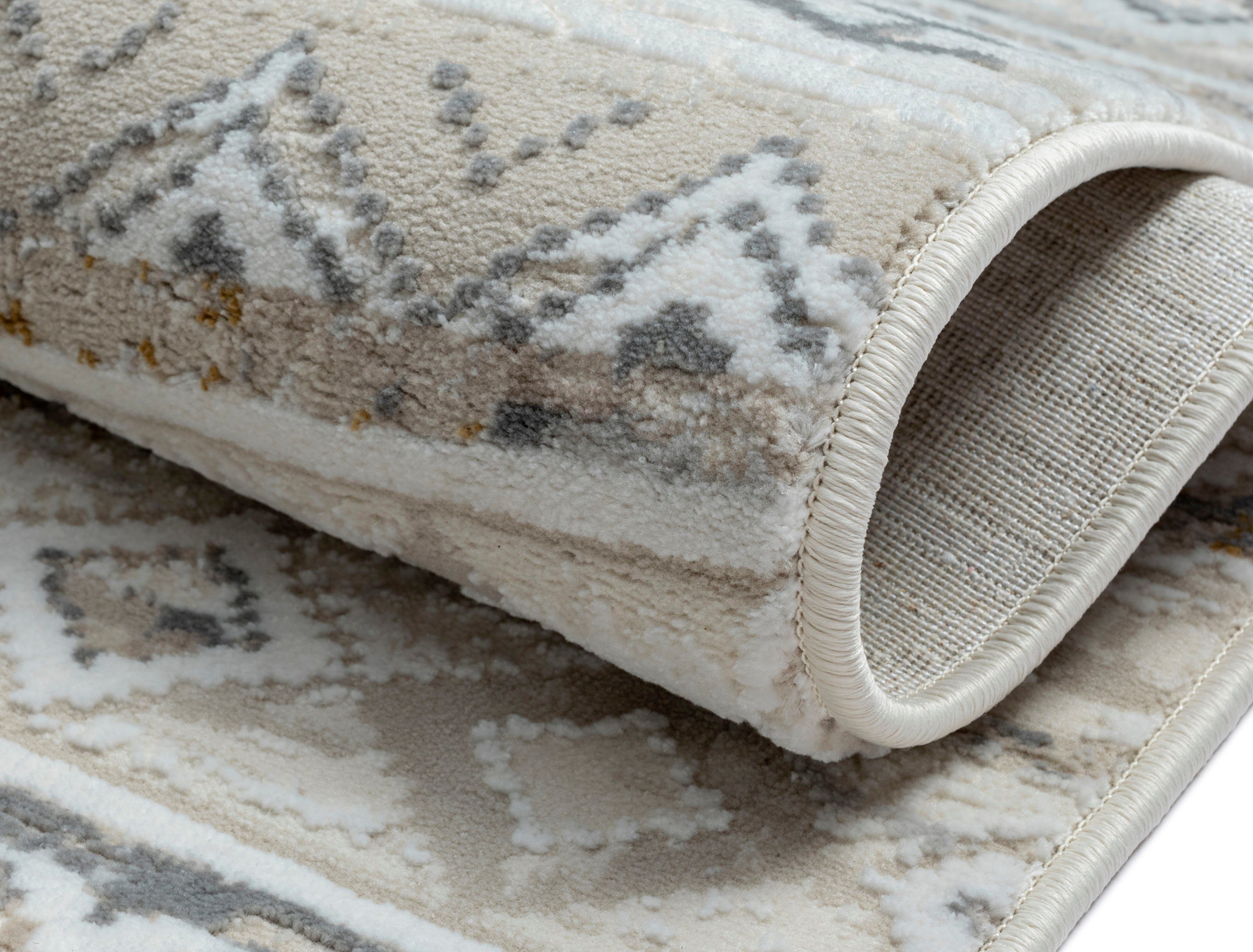Myflair Möbel & Accessoires Vloerkleed Mijn Nomady voorraadopruiming Kortpolig, Scandi-ontwerp, bijzonder zacht door microvezel, met franjes