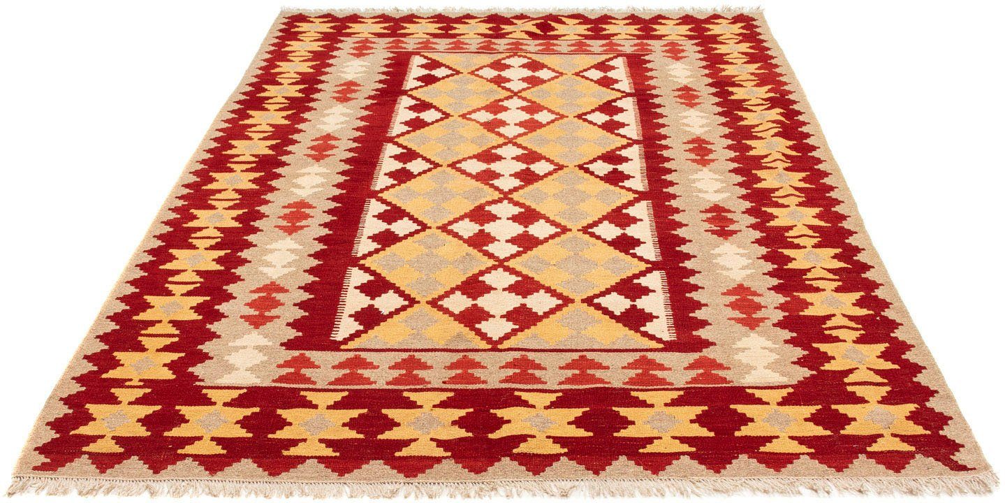 morgenland Wollen kleed Kelim Fars medaillon 256 x 173 cm Omkeerbaar tapijt