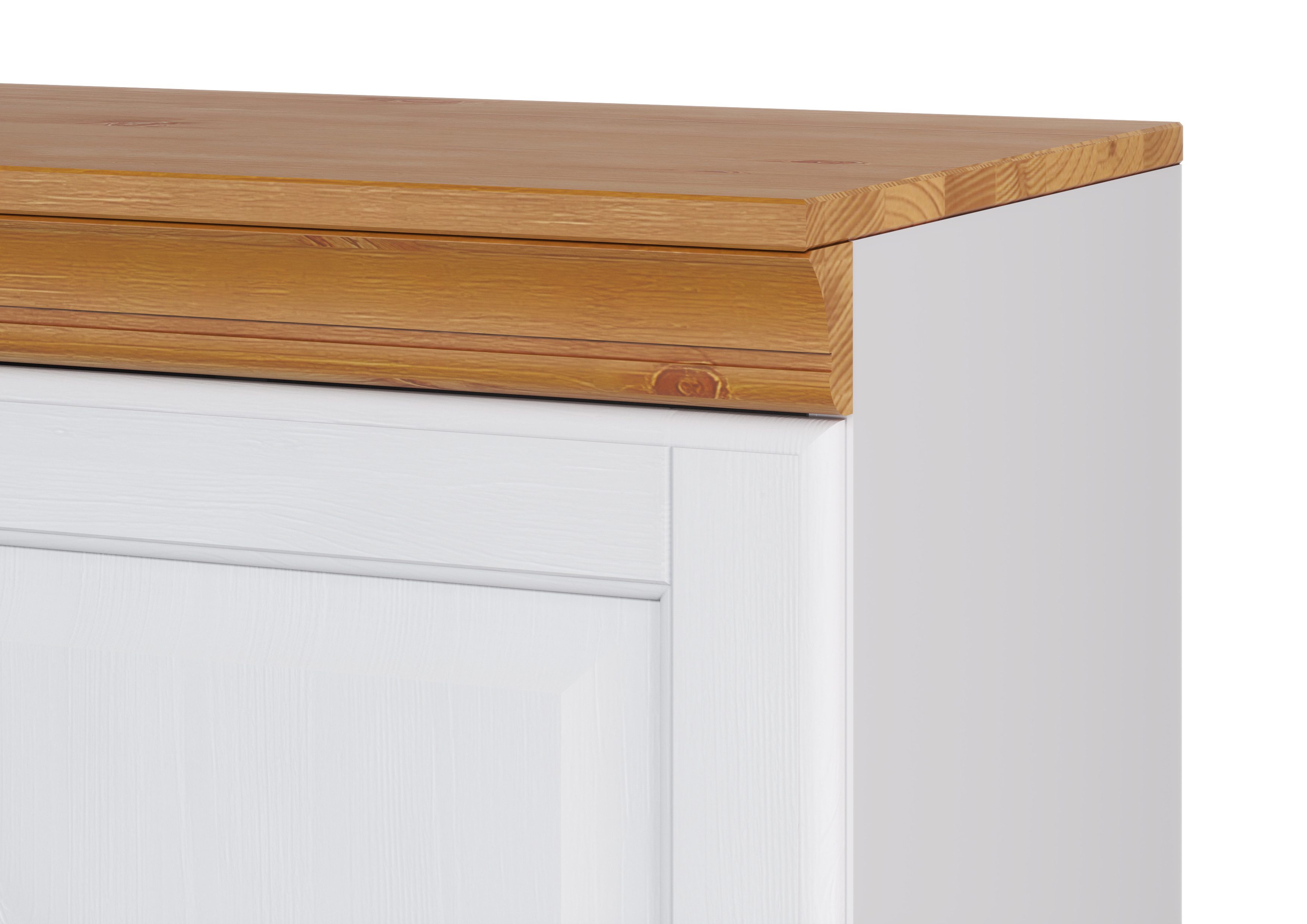 Home affaire Hangkast Rügen Breedte 80 cm, massief grenen, 2 deuren, 1 legplank