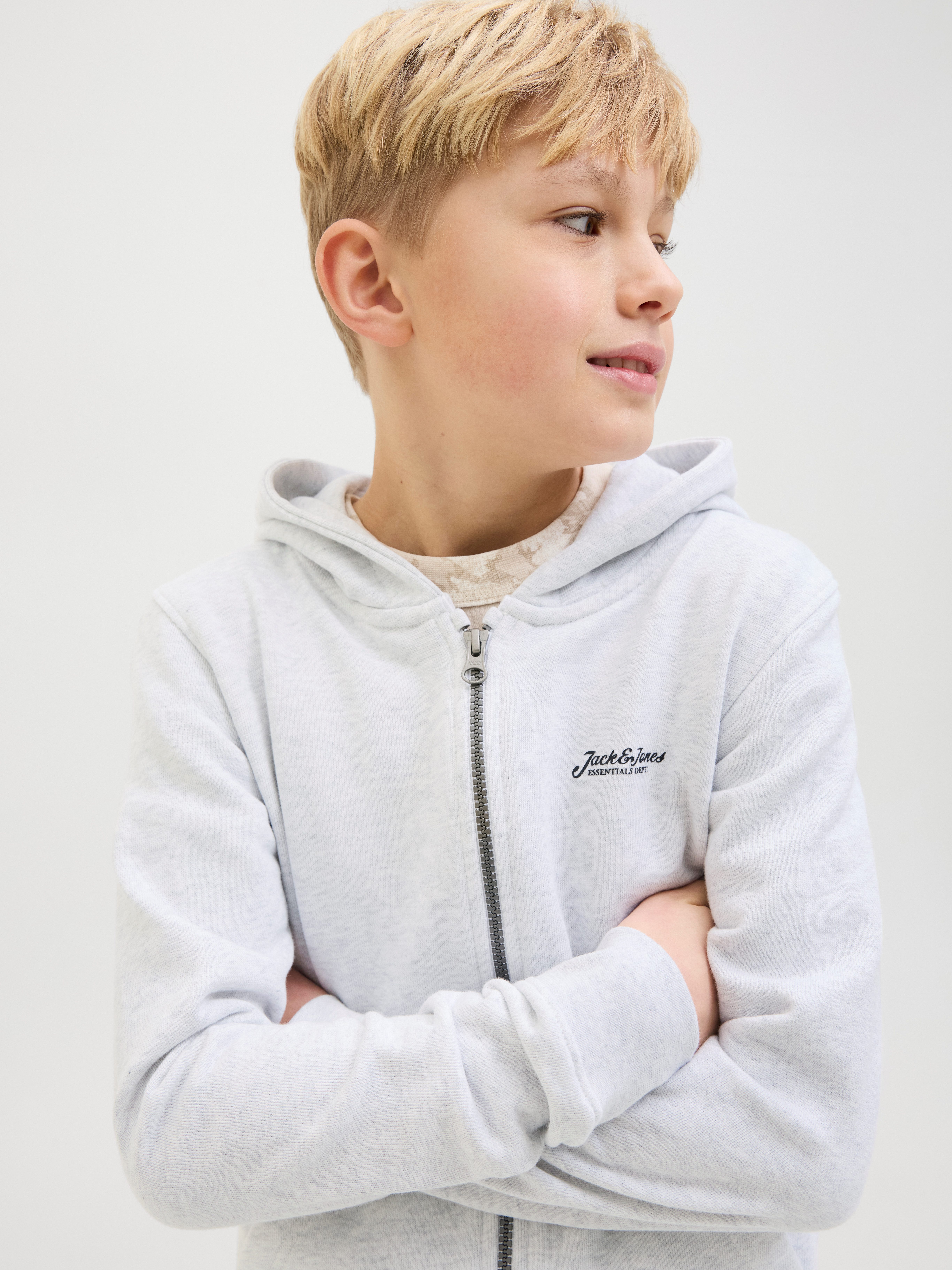 Jack & Jones Junior Hoodie JJBEAU SWEAT ZIP HOOD JNR