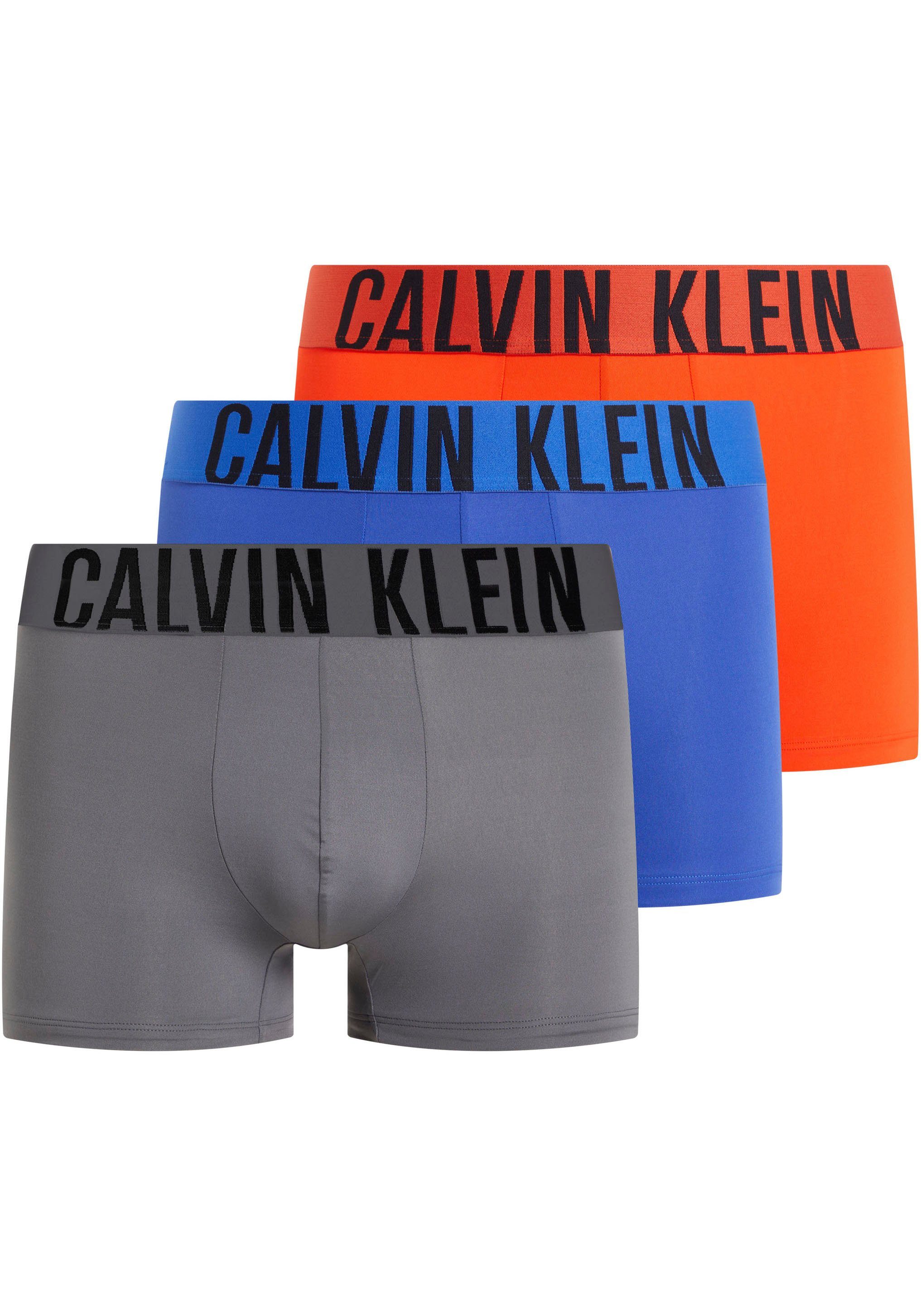 Calvin Klein Underwear Boxershort met band met label in een set van 3 stuks