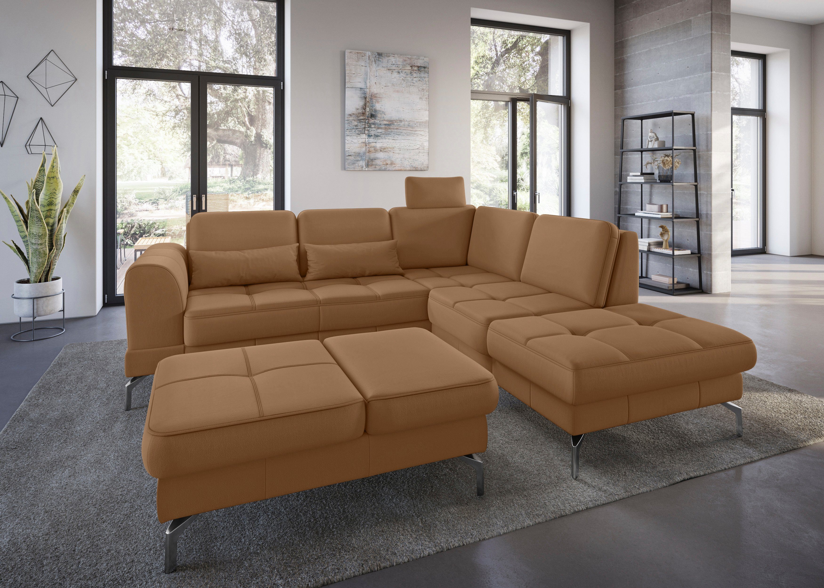 sit&more Hocker Bendigo met inklapfunctie, bodemvrijheid 15 cm, naar keuze in 2 pootkleuren