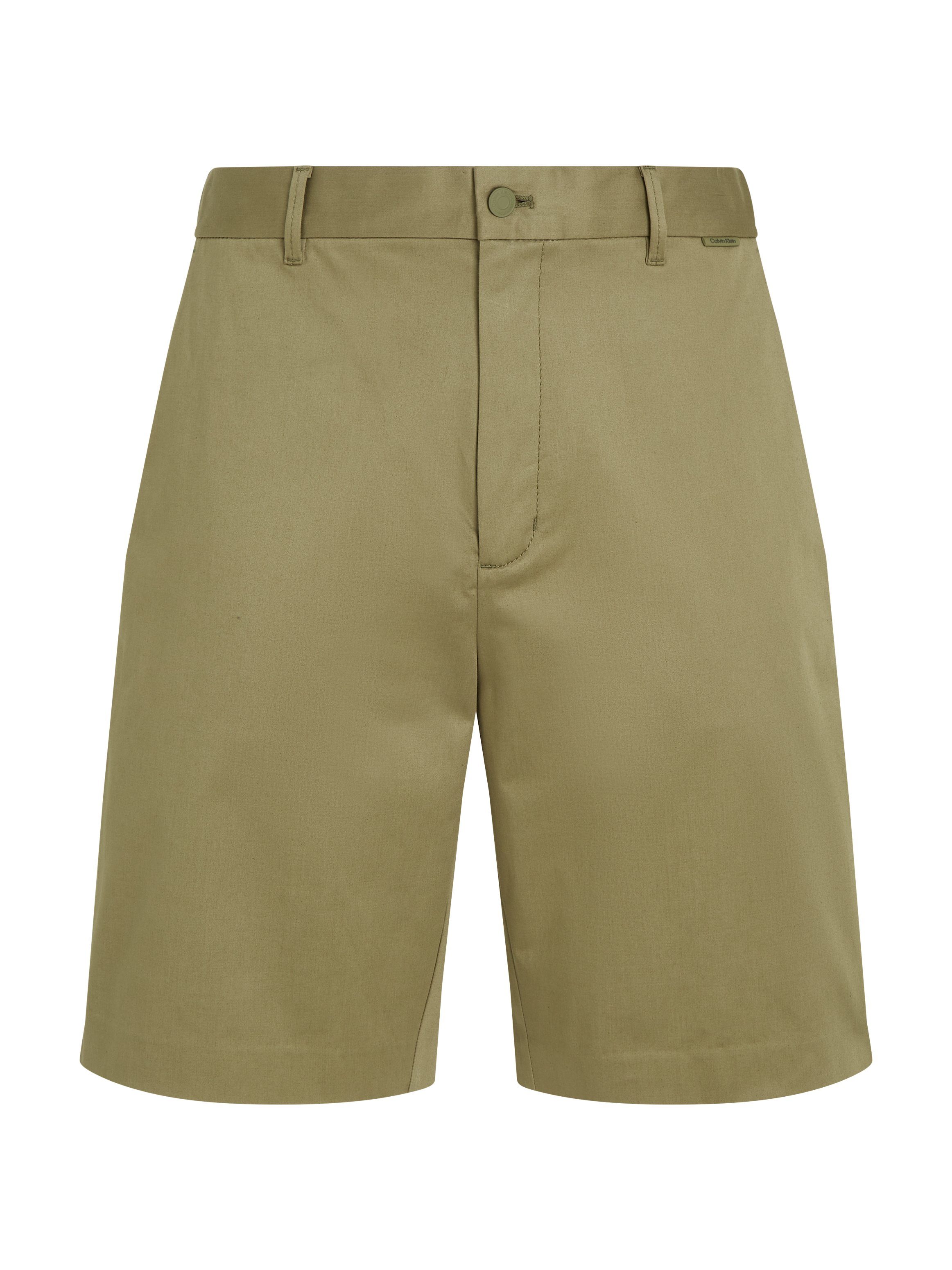 Calvin Klein Chino-short SATEEN STRETCH REGULAR STRAIGHT