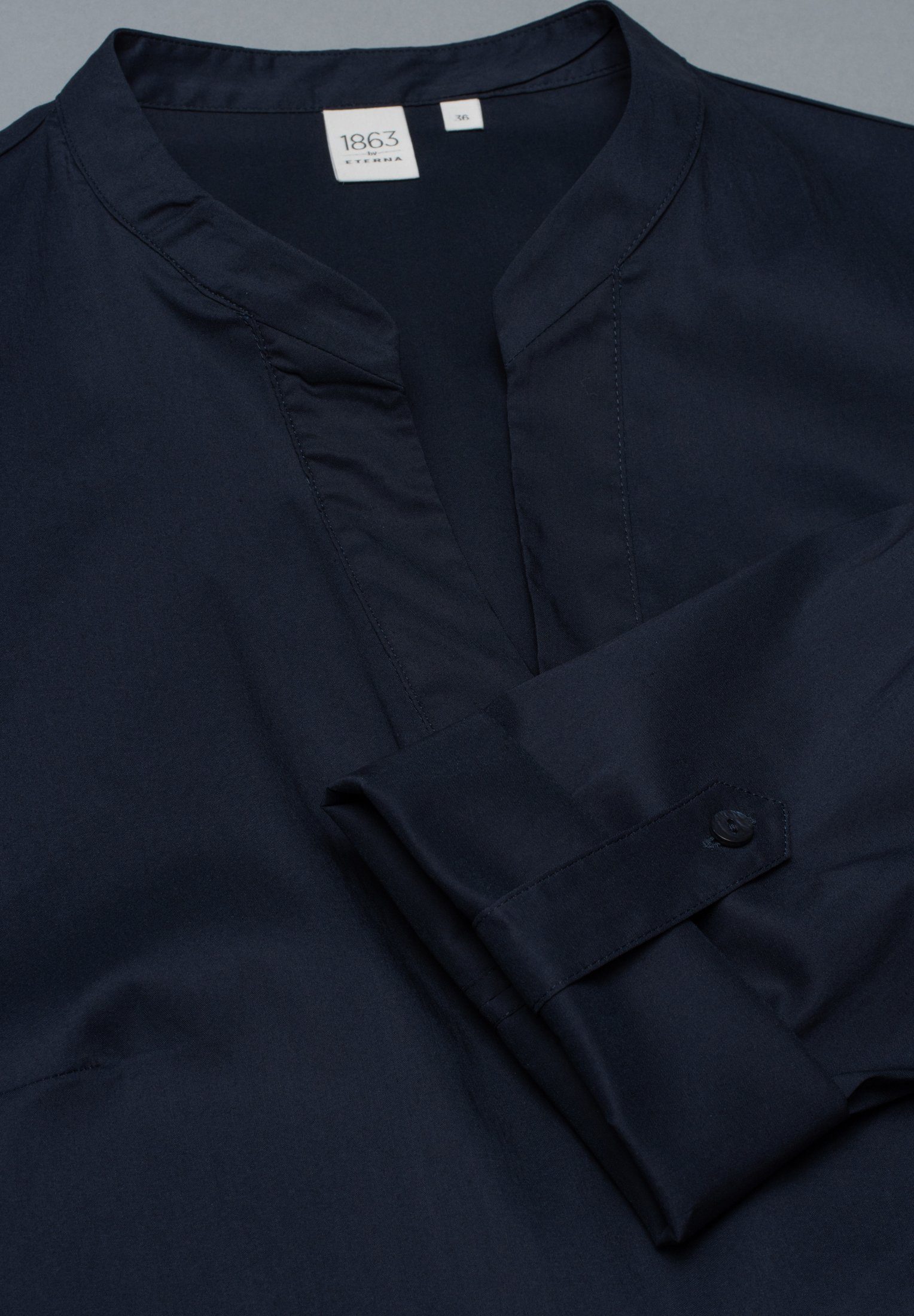 Eterna Jurk met overhemdkraag Loose fit