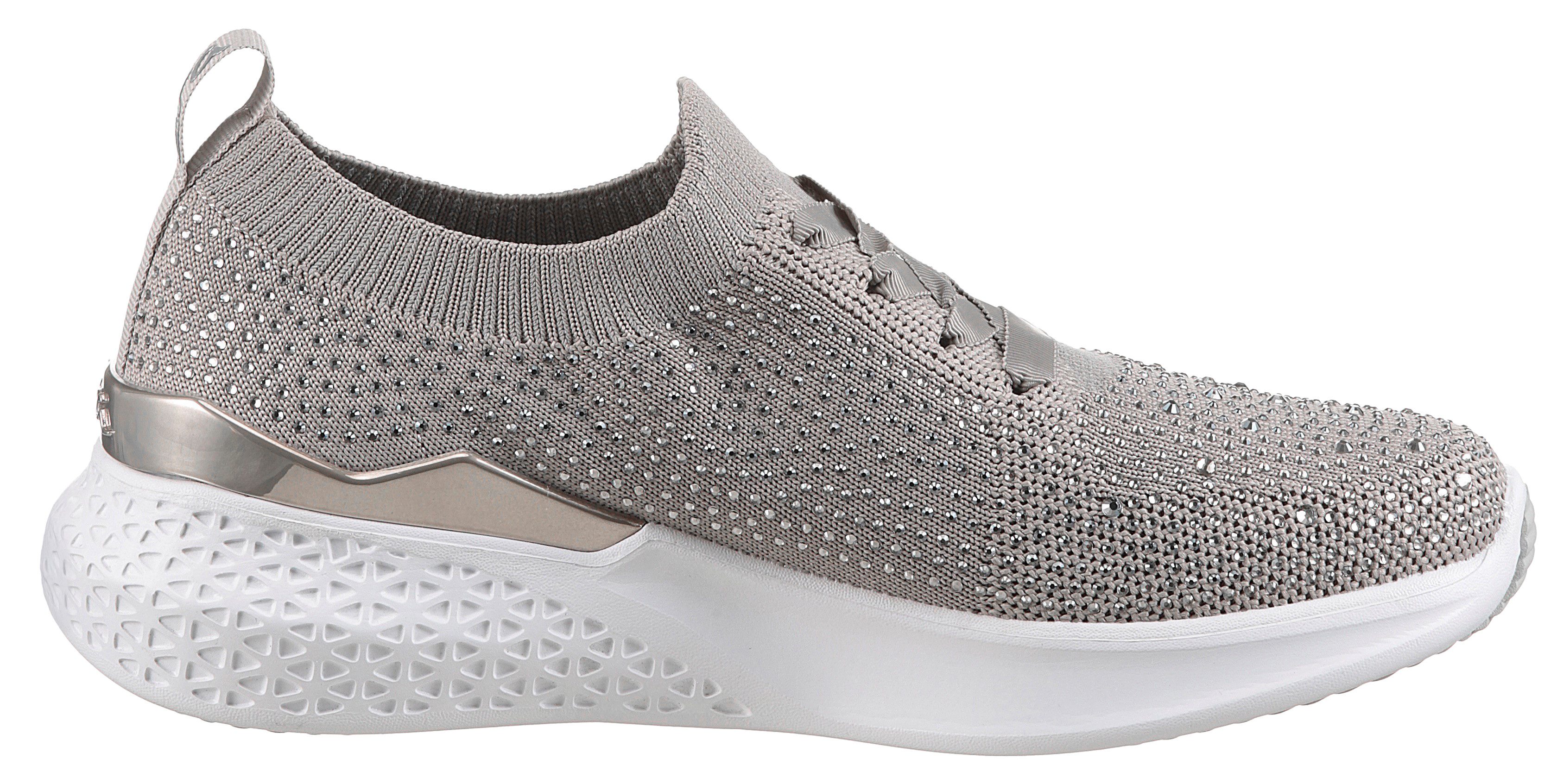 Ara Slip-on sneakers Maya , veterschoen, slipper in brei-look, h-breedte