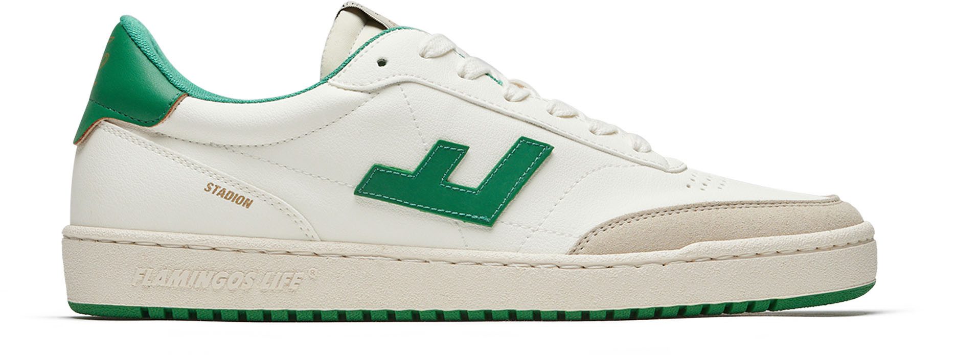 MUSTANG Sneakers STADION vegan sneakers, bovenmateriaal van 68% maïsrestanten