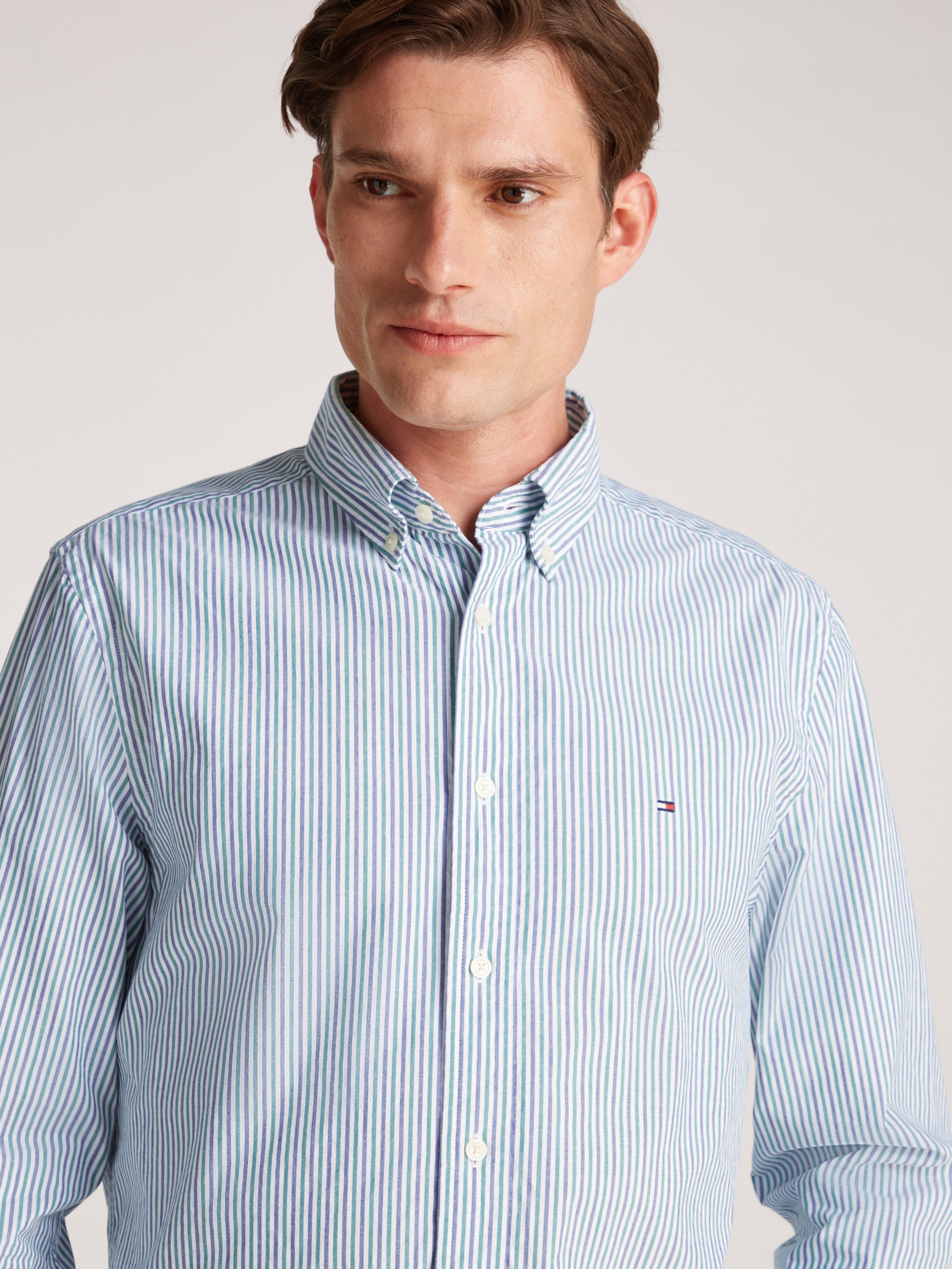Tommy Hilfiger Overhemd met lange mouwen FLEX POPLIN CLASSIC STP RF SHIRT