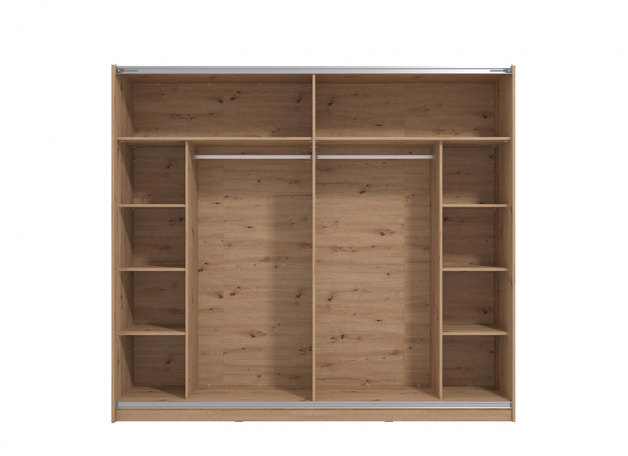 INOSIGN Zweefdeurkast Sierra kledingkast met spiegel linnenkast garderobe Topseller INCLUSIEF interne indeling, FSC®-gecertificeerd, OTTOs Choice
