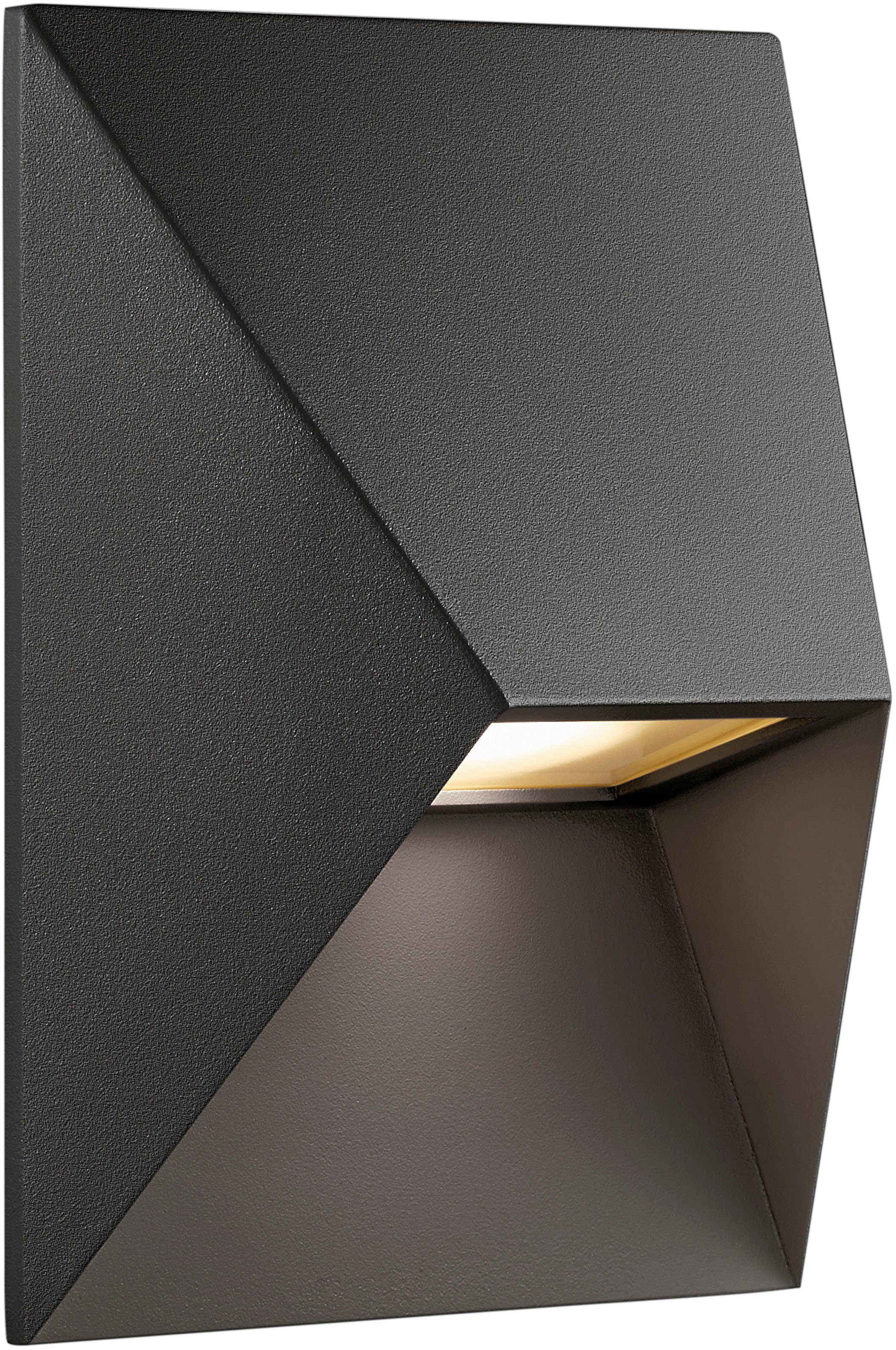Nordlux Wandlamp voor buiten Pontio Architectonisch ontwerp, parallelschakeling mogelijk, verwisselbare gloeilamp (1 stuk)