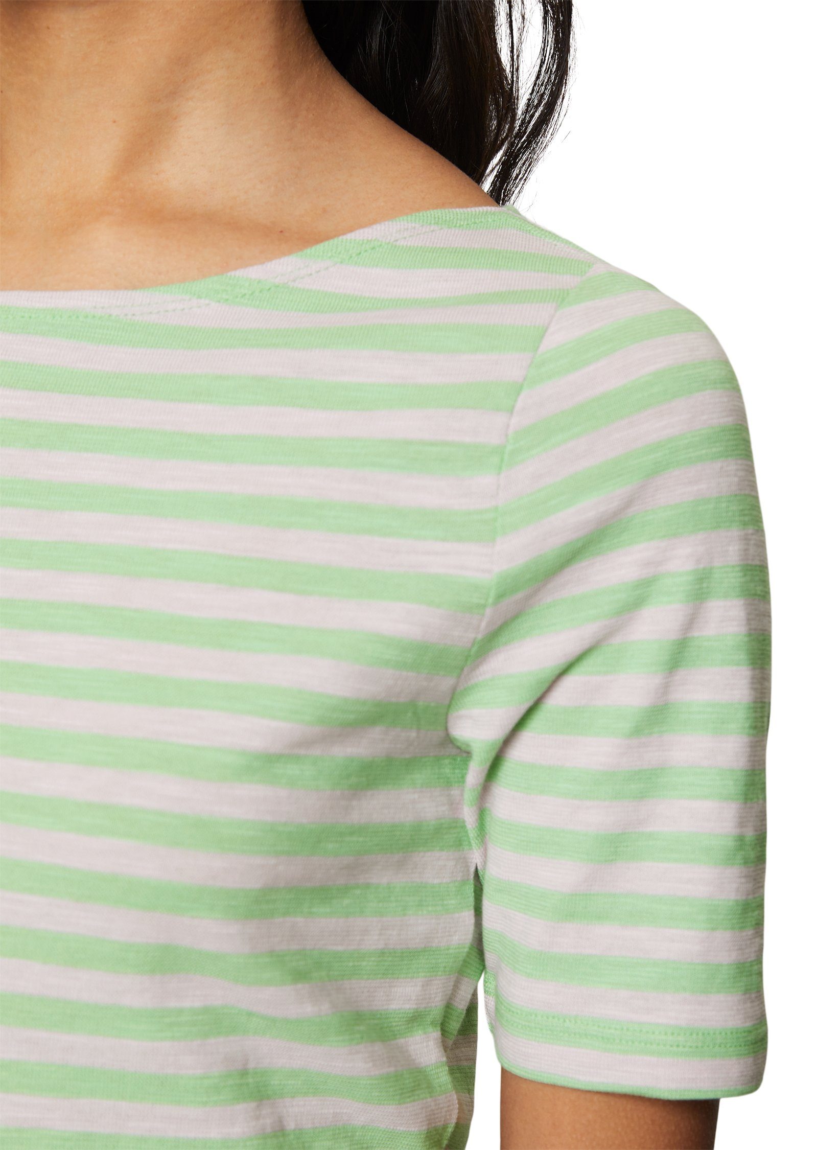 Marc O'Polo T-shirt met fijne strepen