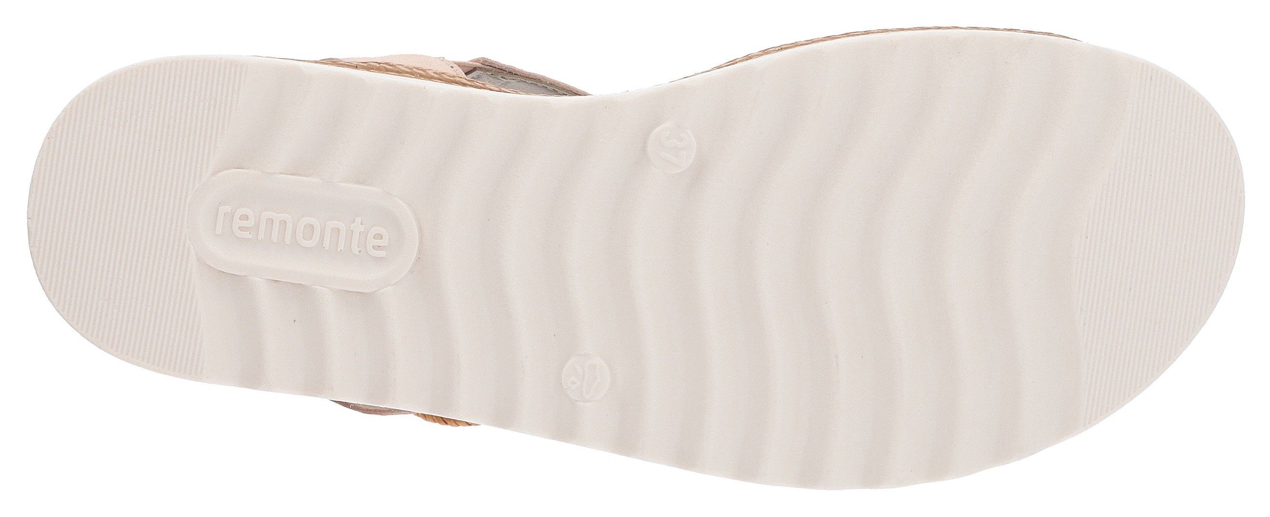 Remonte Sleehaksandaaltjes , zomerschoen, sandalen met bandjes en praktische klittenbandsluitingen
