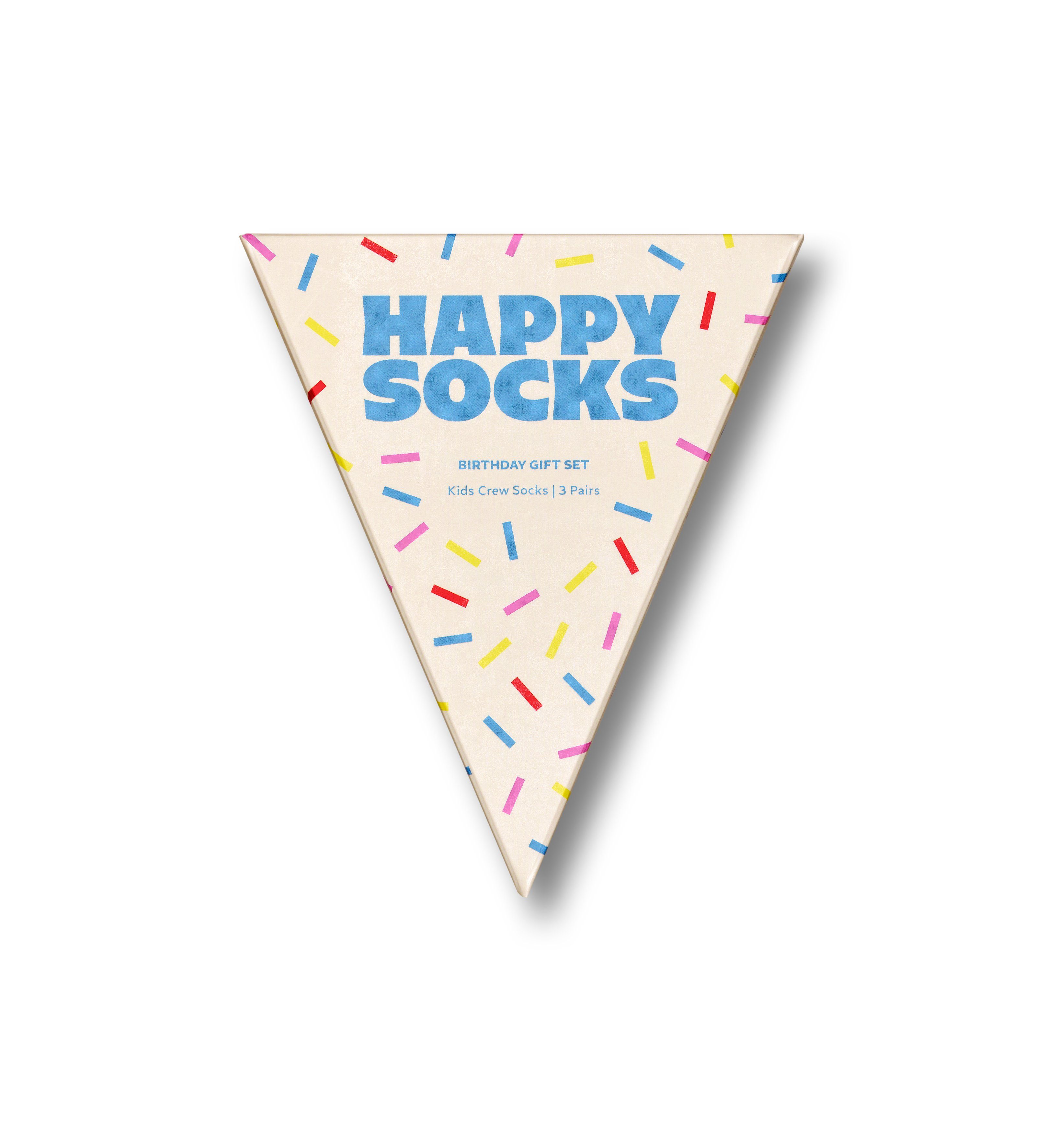 Happy Socks Sokken Verjaardagscadeauset (Set van 3)