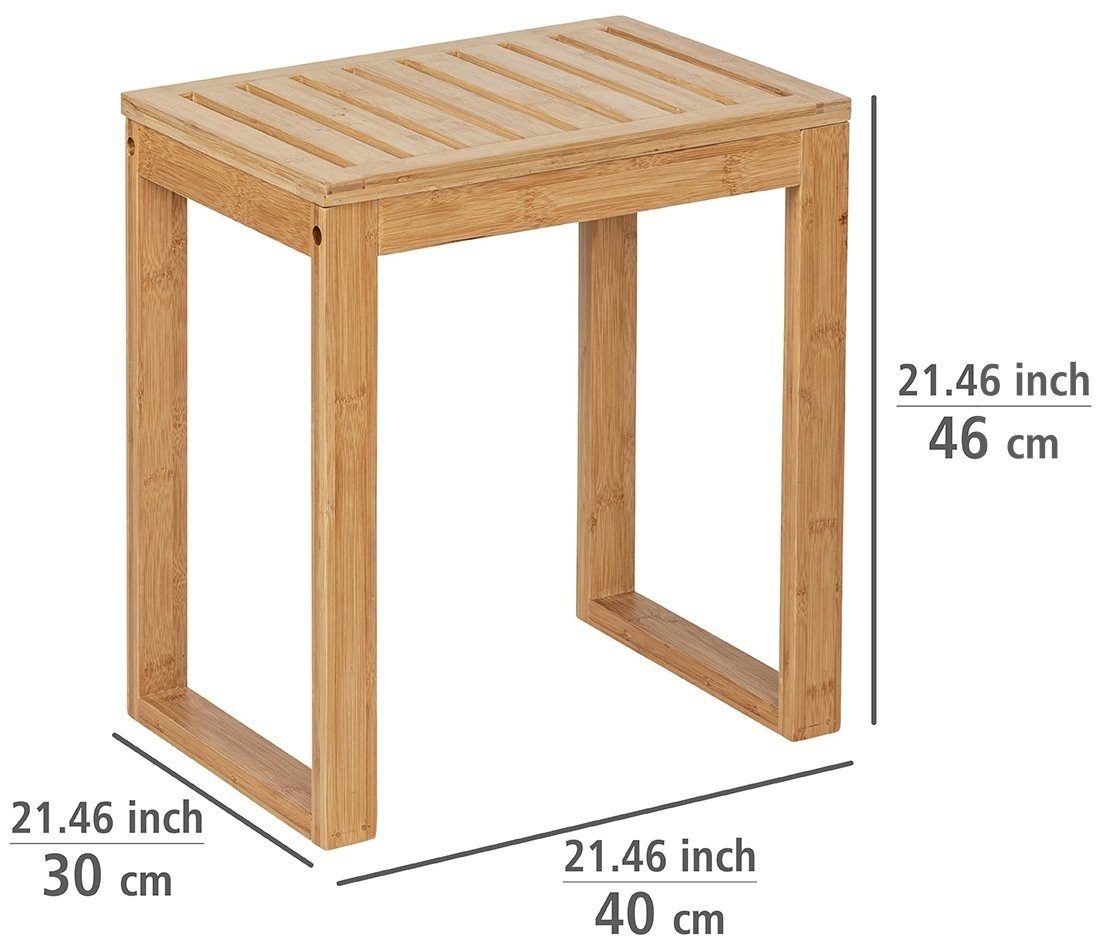 WENKO Hocker Bambusa Bxdxh: 40x46x30 cm