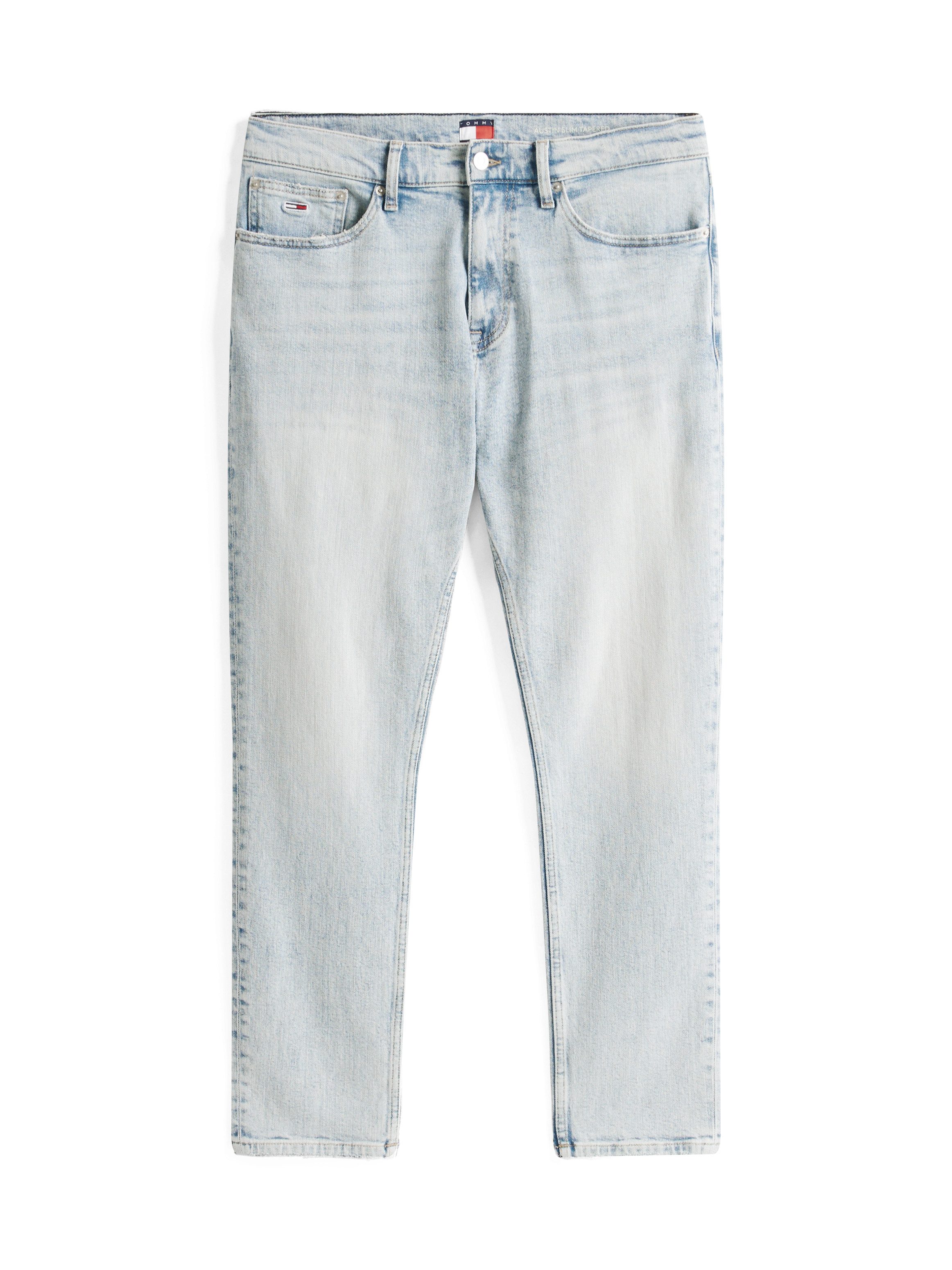 TOMMY JEANS Slim fit jeans AUSTIN SLIM TAPERED naar de enkel toe smaller wordende jeans met gemiddelde taillehoogte