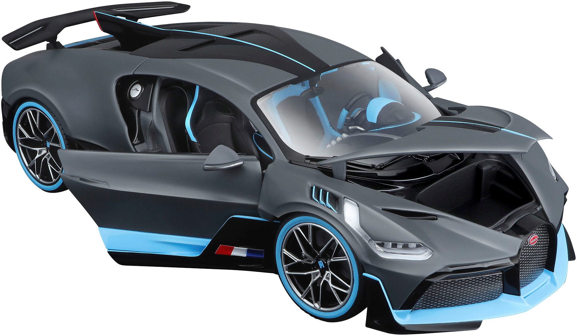 Bburago Auto op schaal Bugatti Divo, donkergrijs